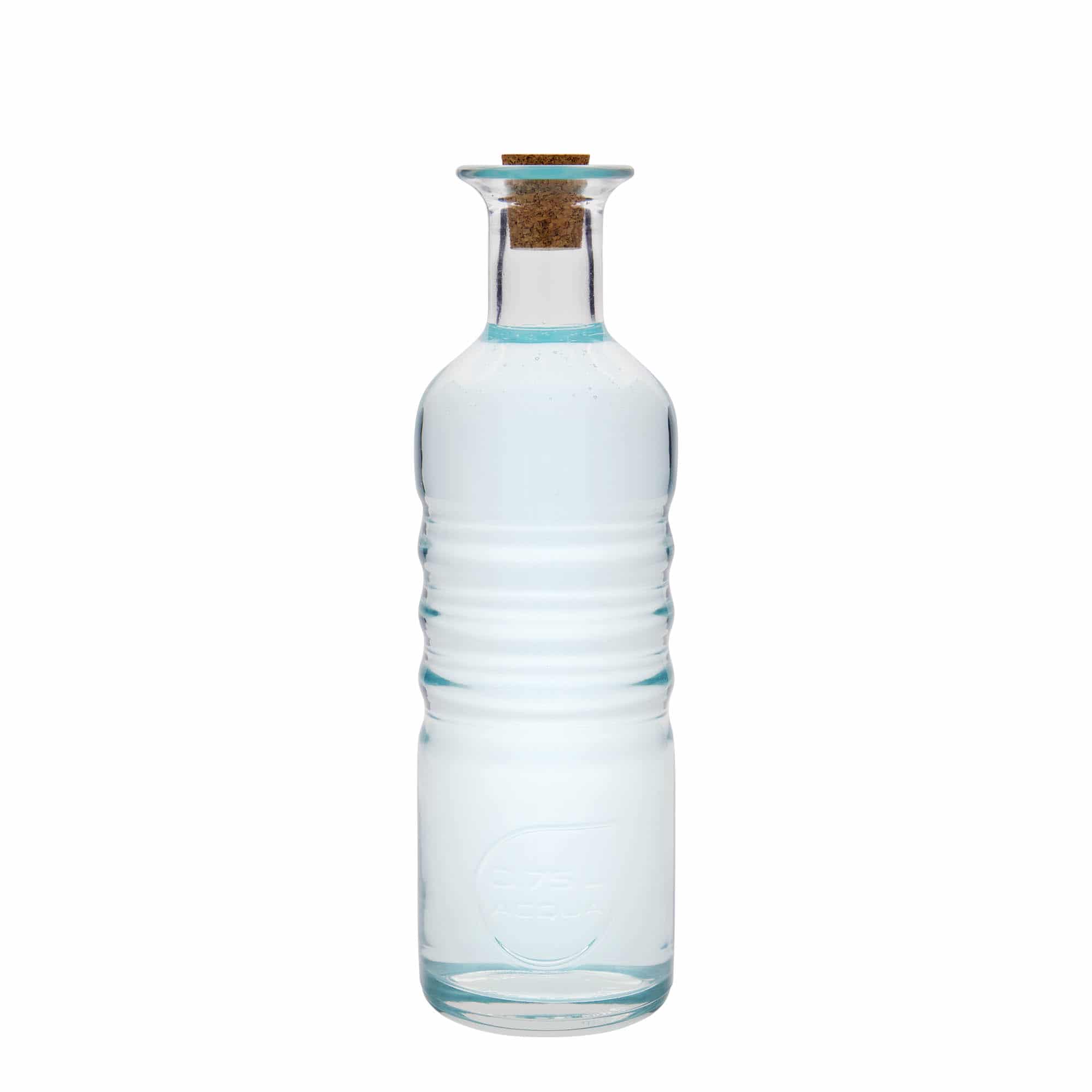 750 ml-es üvegpalack 'Optima Acqua', szájnyílás: parafadugó
