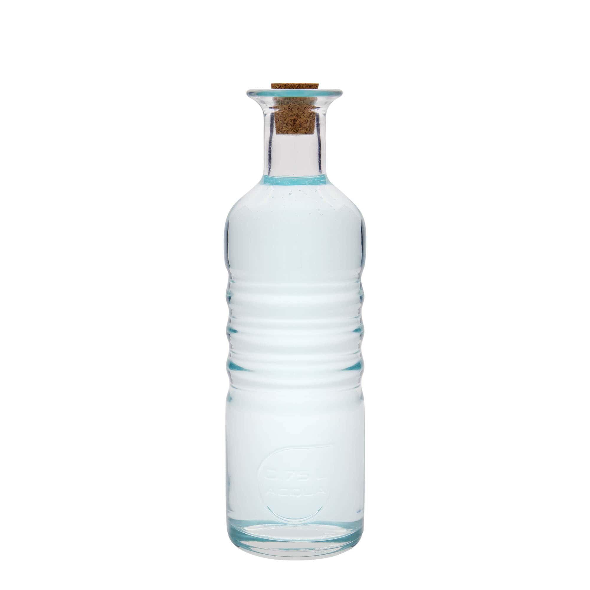 750 ml üvegpalack 'Optima Acqua', nyílás: dugó