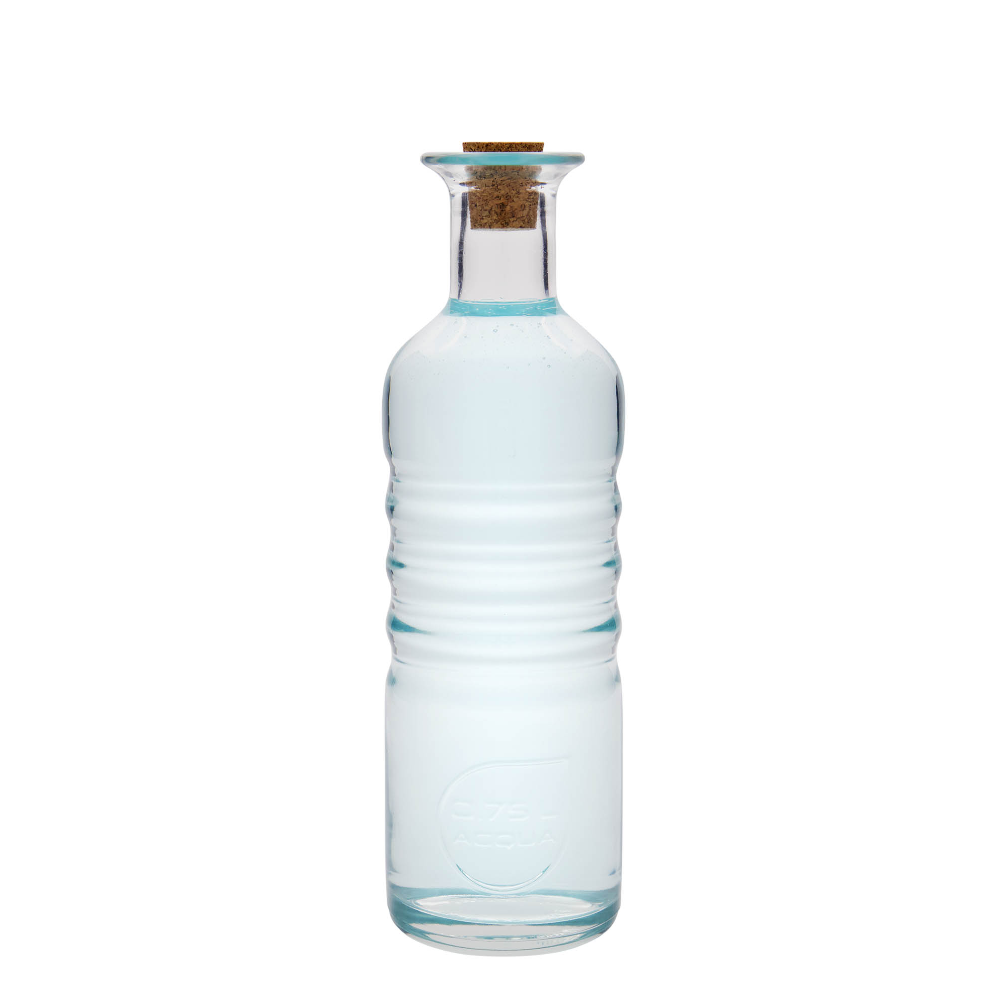 750 ml üvegpalack 'Optima Acqua', nyílás: dugó