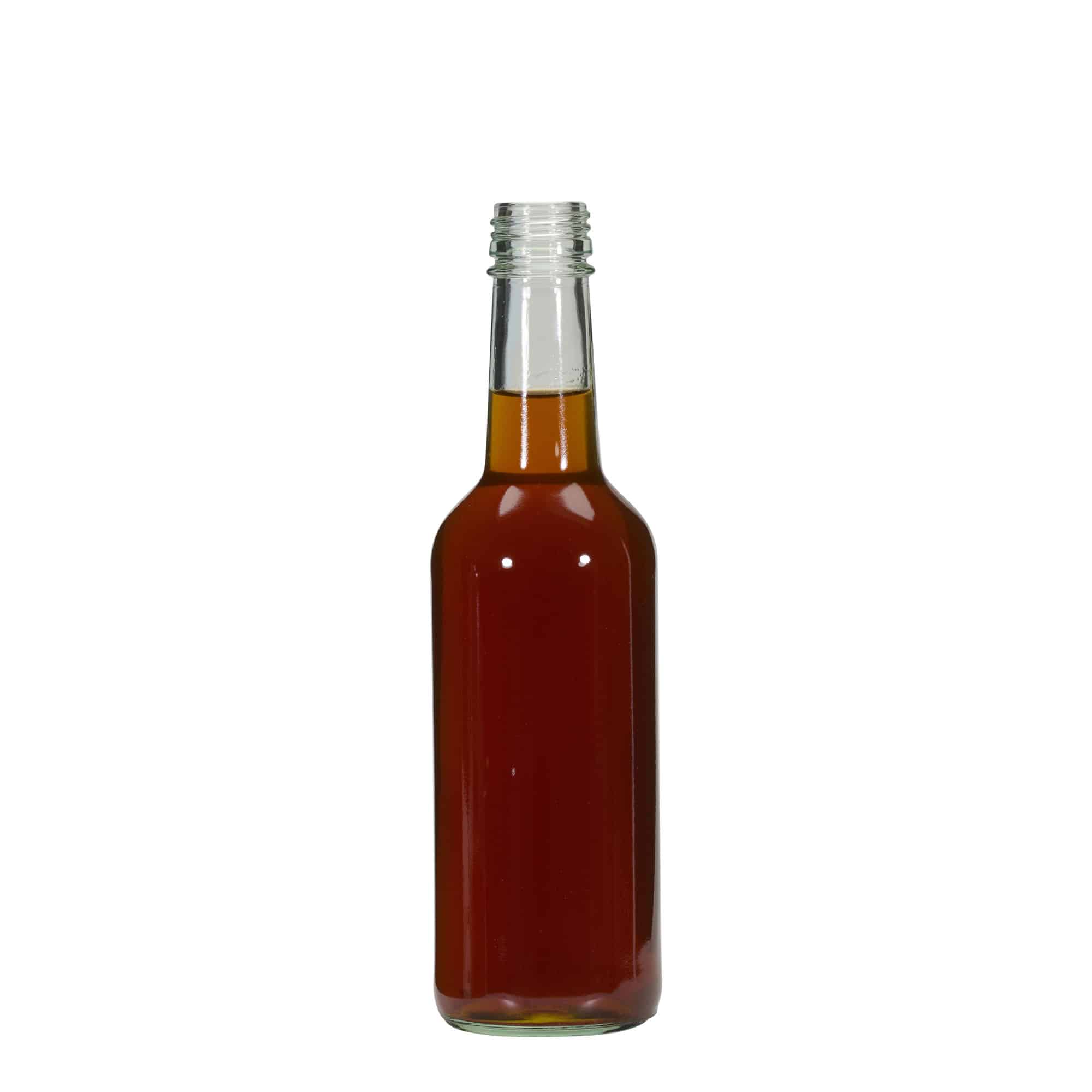 330 ml-es univerzális palack, üveg, szájnyílás: PP 28