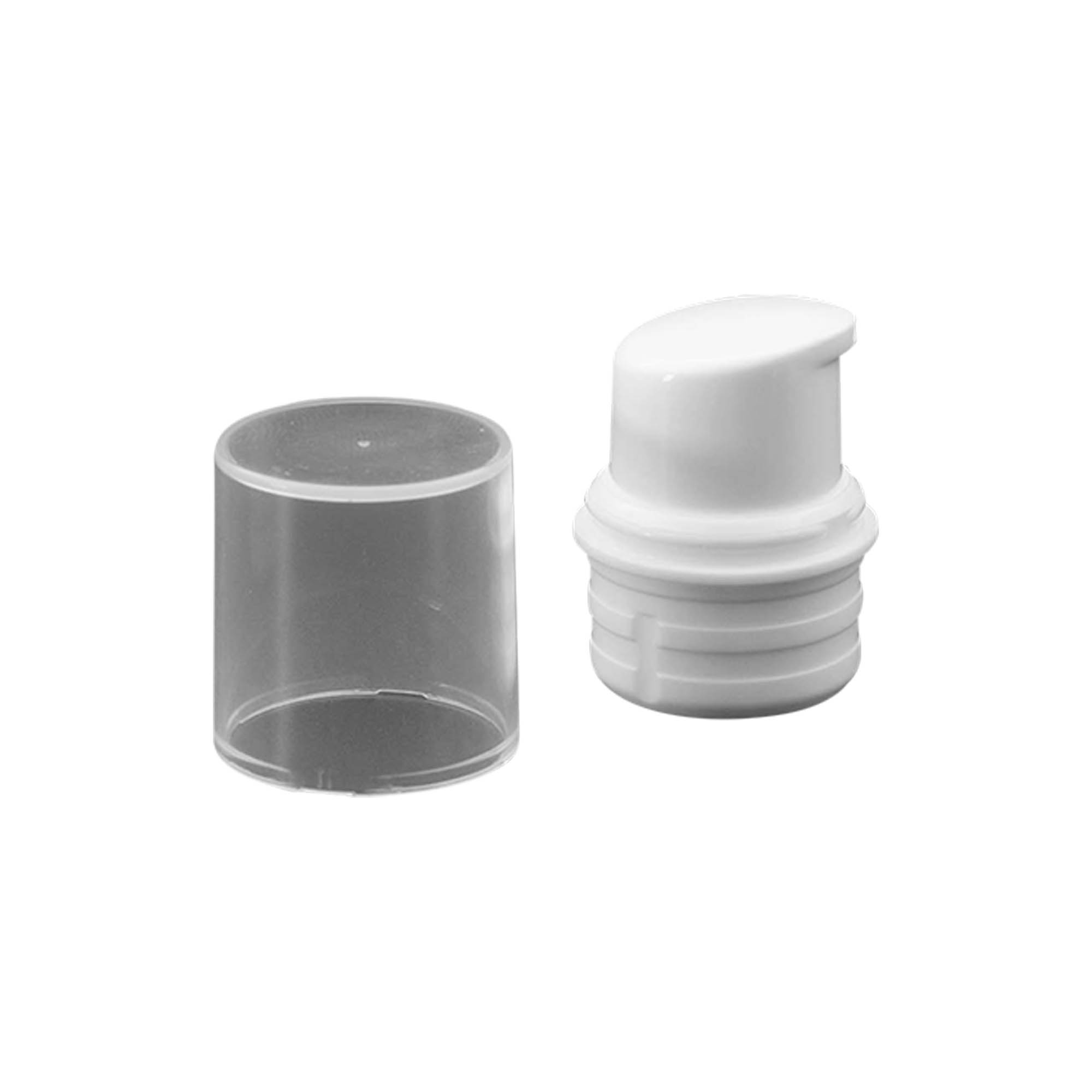 Airless adagoló pumpafej 'Nano', PP-műanyag, fehér