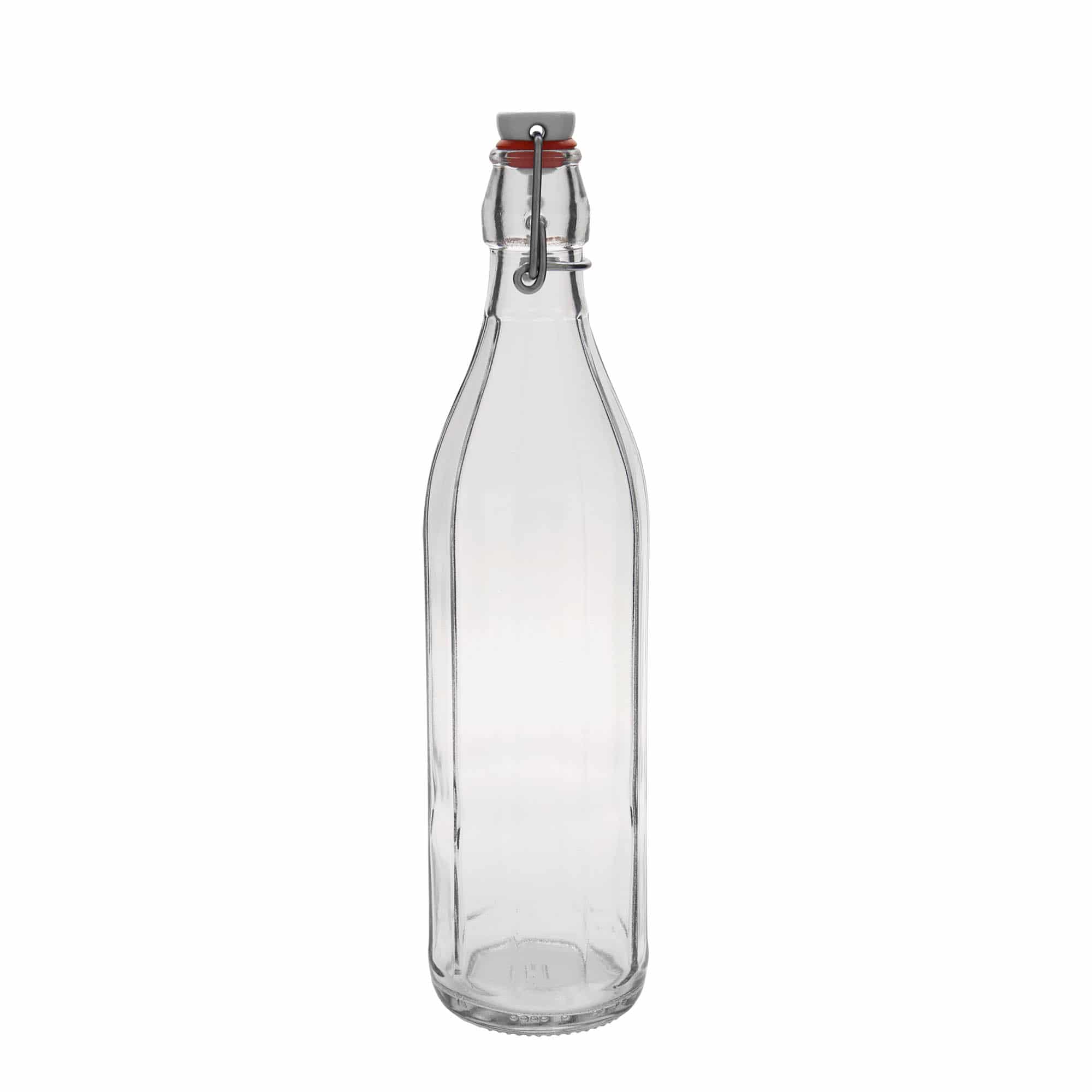 750 ml üvegpalack 'Bravo', tízszögletű, nyak: patentzár 750 ml üvegpalack 'Bravo', tízszögletű, nyak: patentzár