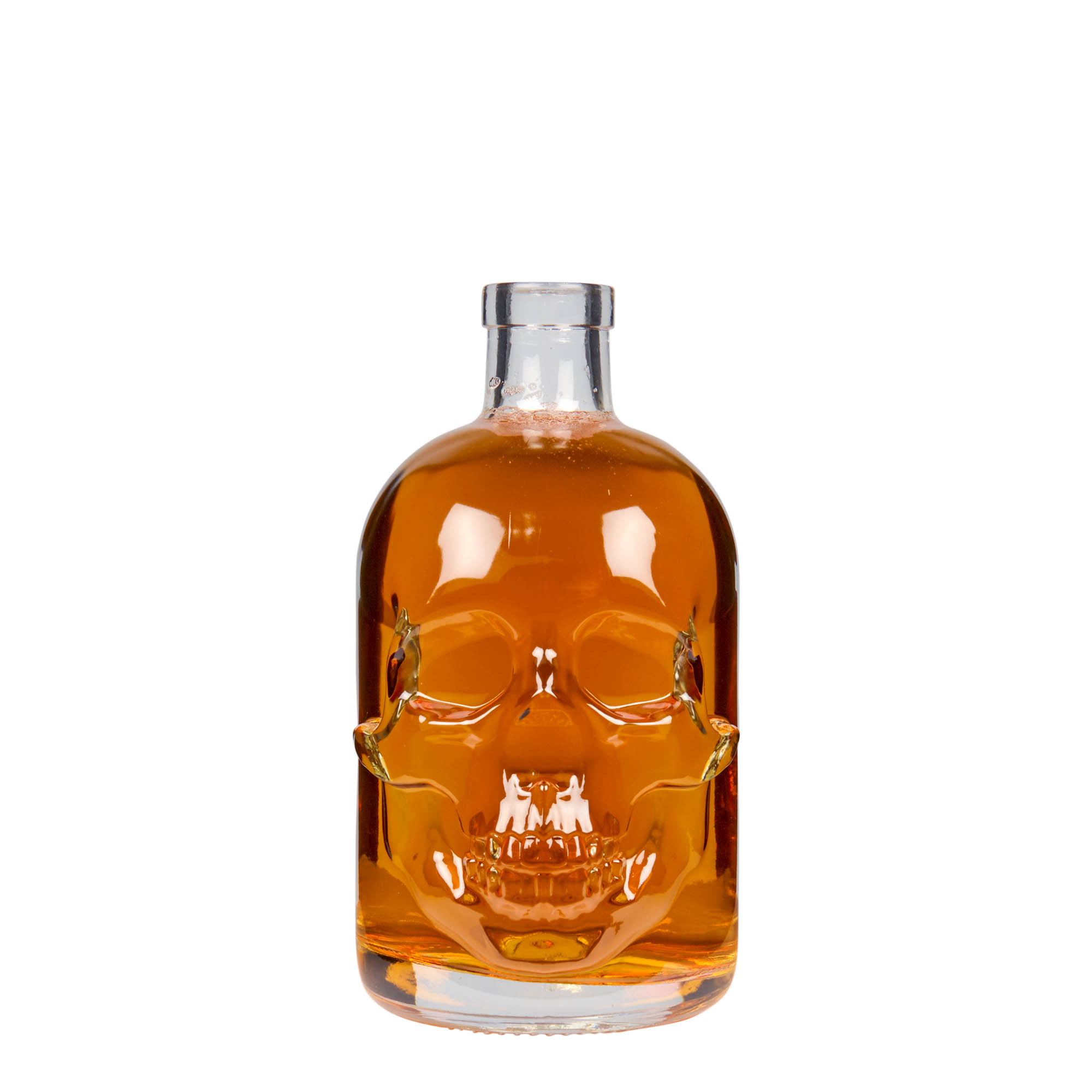 500 ml üvegpalack 'Halálarc', nyílás: parafa 500 ml üvegpalack 'Halálarc', nyílás: parafa