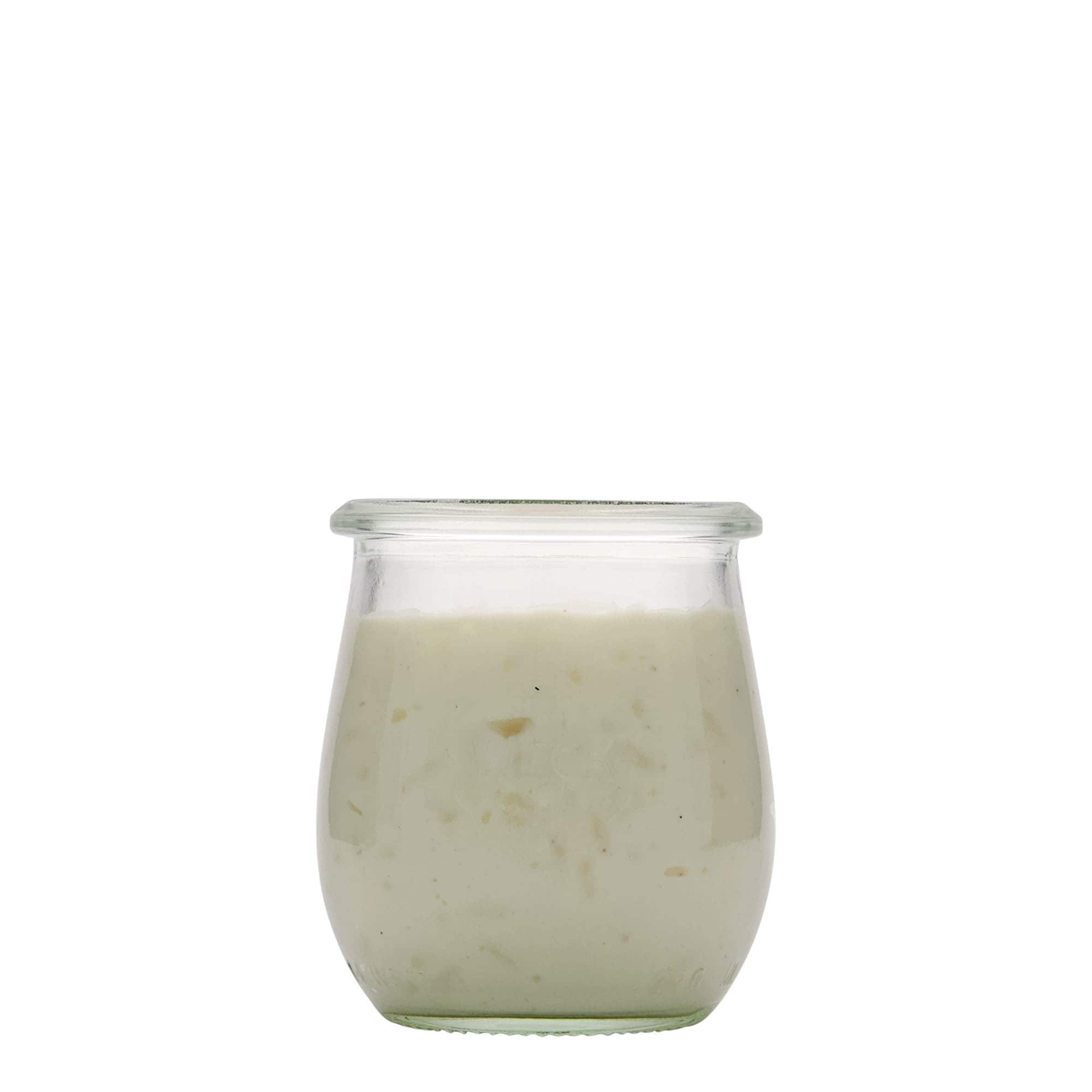 220 ml WECK-tulipánüveg, nyílás: kerek perem