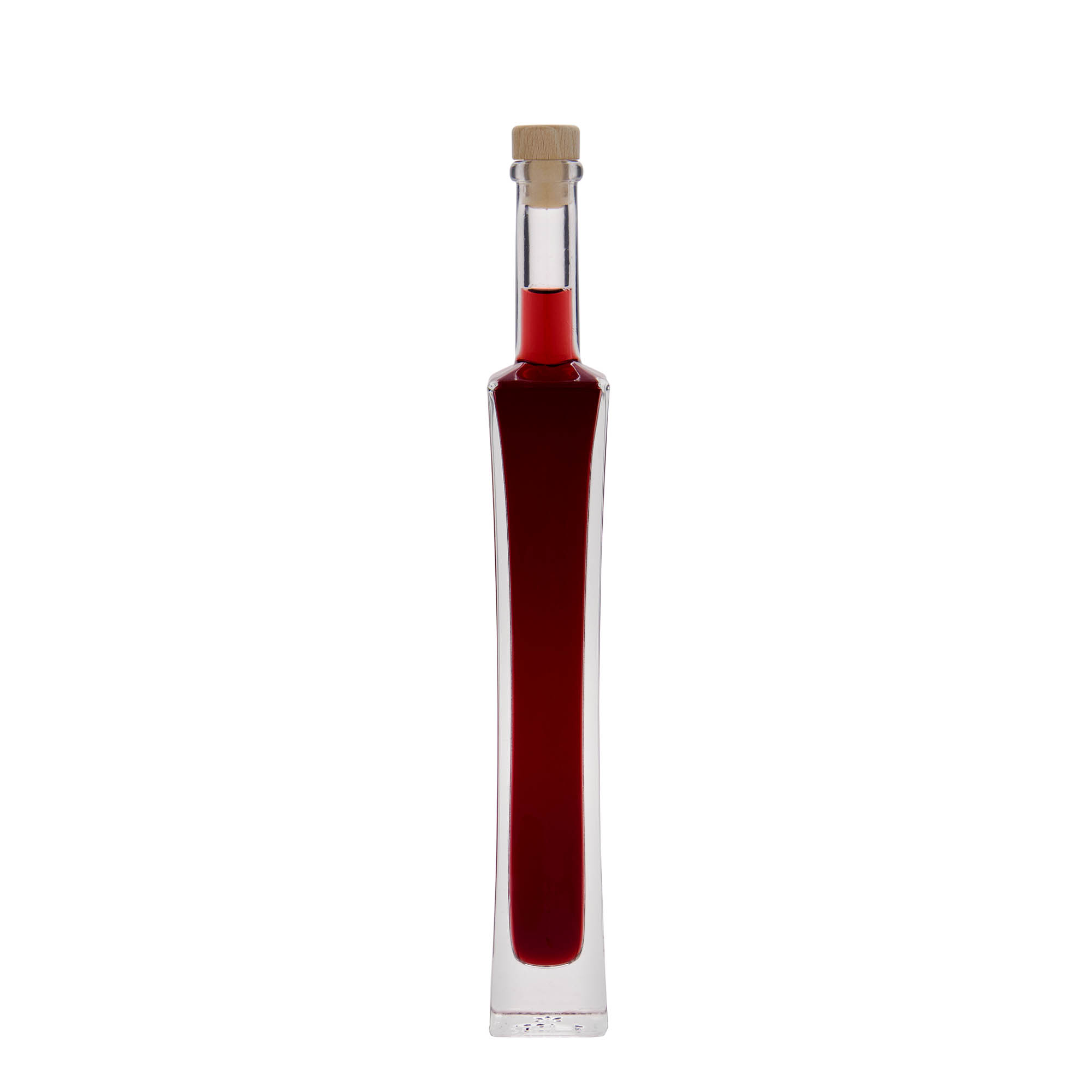 100 ml üvegpalack 'Koko', négyzet alakú, nyílás: parafa 100 ml üvegpalack 'Koko', négyzet alakú, nyílás: parafa