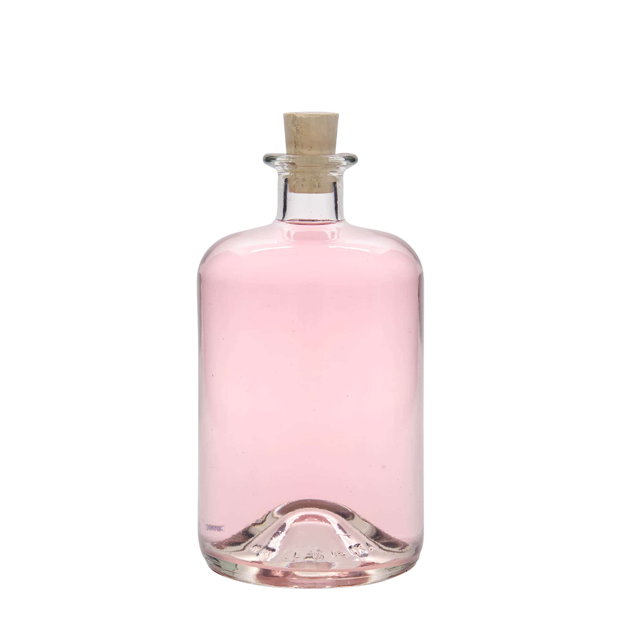 700 ml üvegpalack gyógyszerész, nyílás: parafa