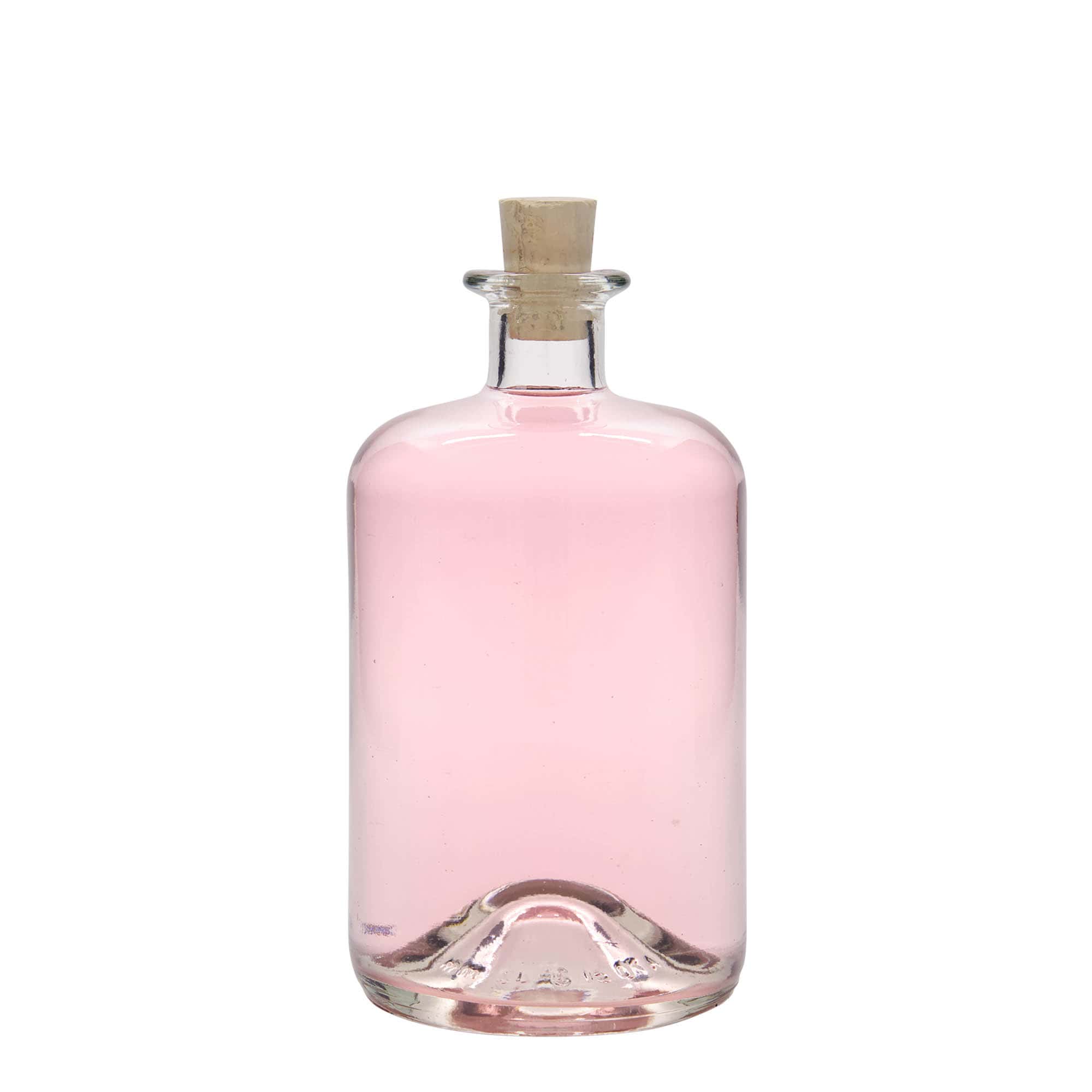 700 ml üvegpalack gyógyszerész, nyílás: parafa