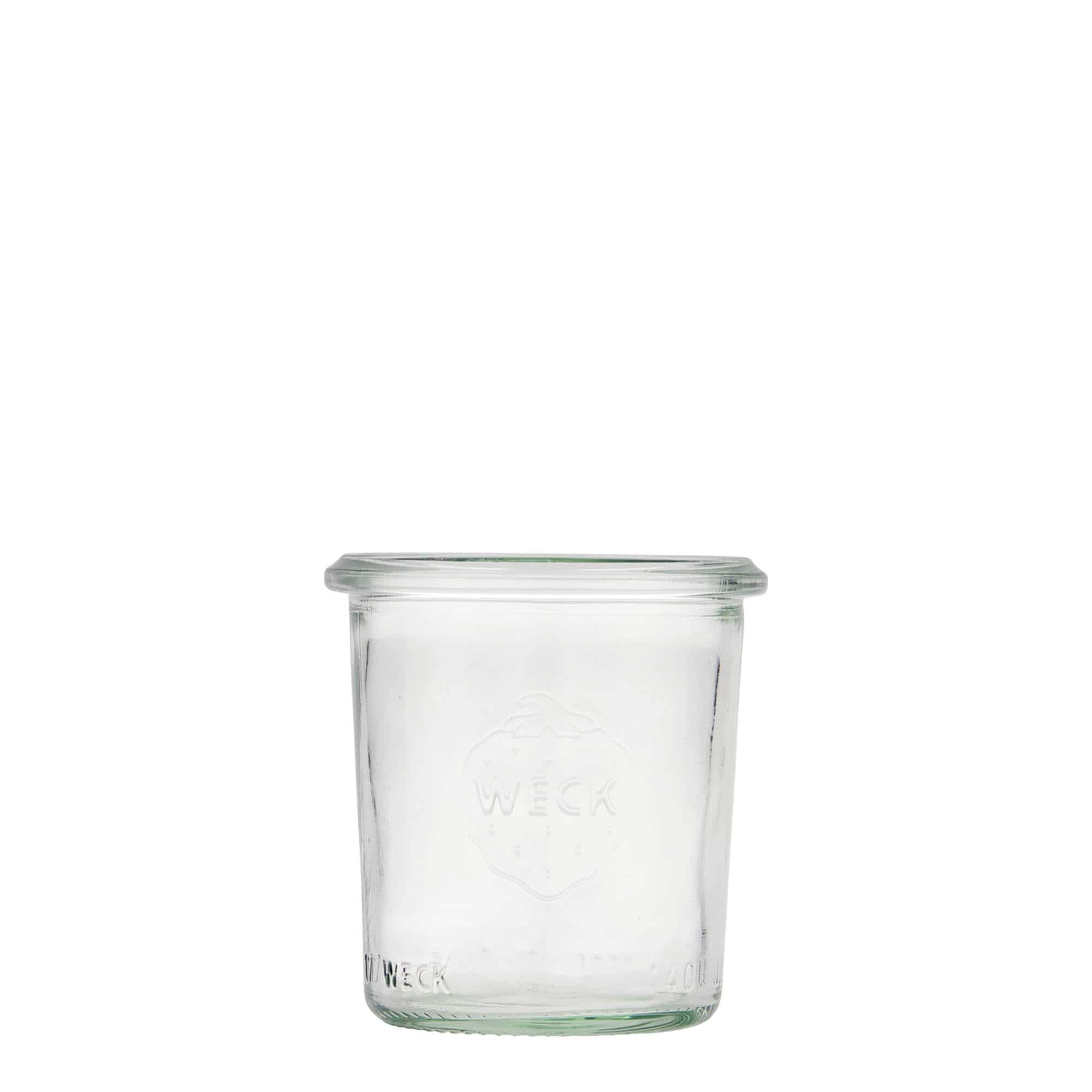 140 ml-es WECK befőttesüveg, szájnyílás: Kerek perem