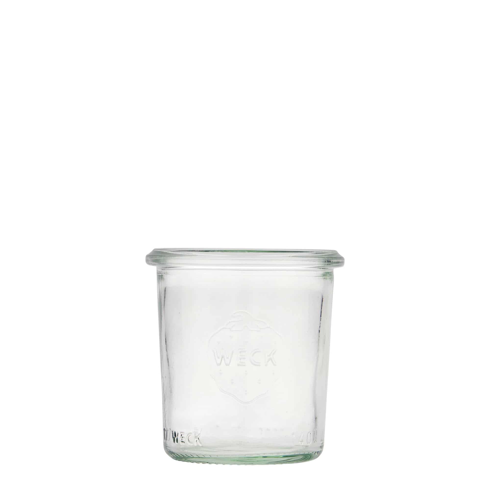 140 ml WECK-tölcsérüveg, nyílás: kerek perem