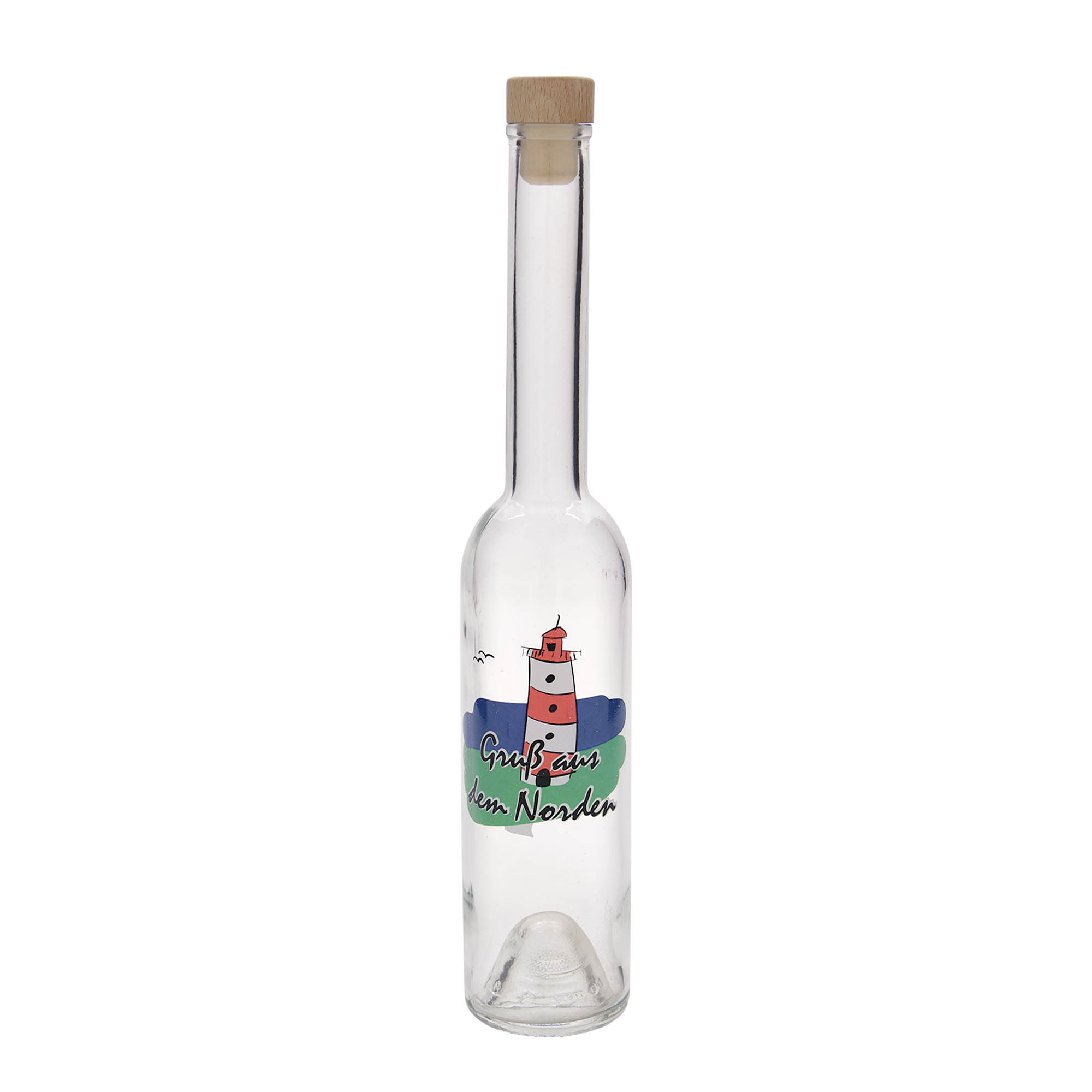 350 ml üvegpalack 'Opera', motívum: Észak, nyílás: parafa 350 ml üvegpalack 'Opera', motívum: Észak, nyílás: parafa