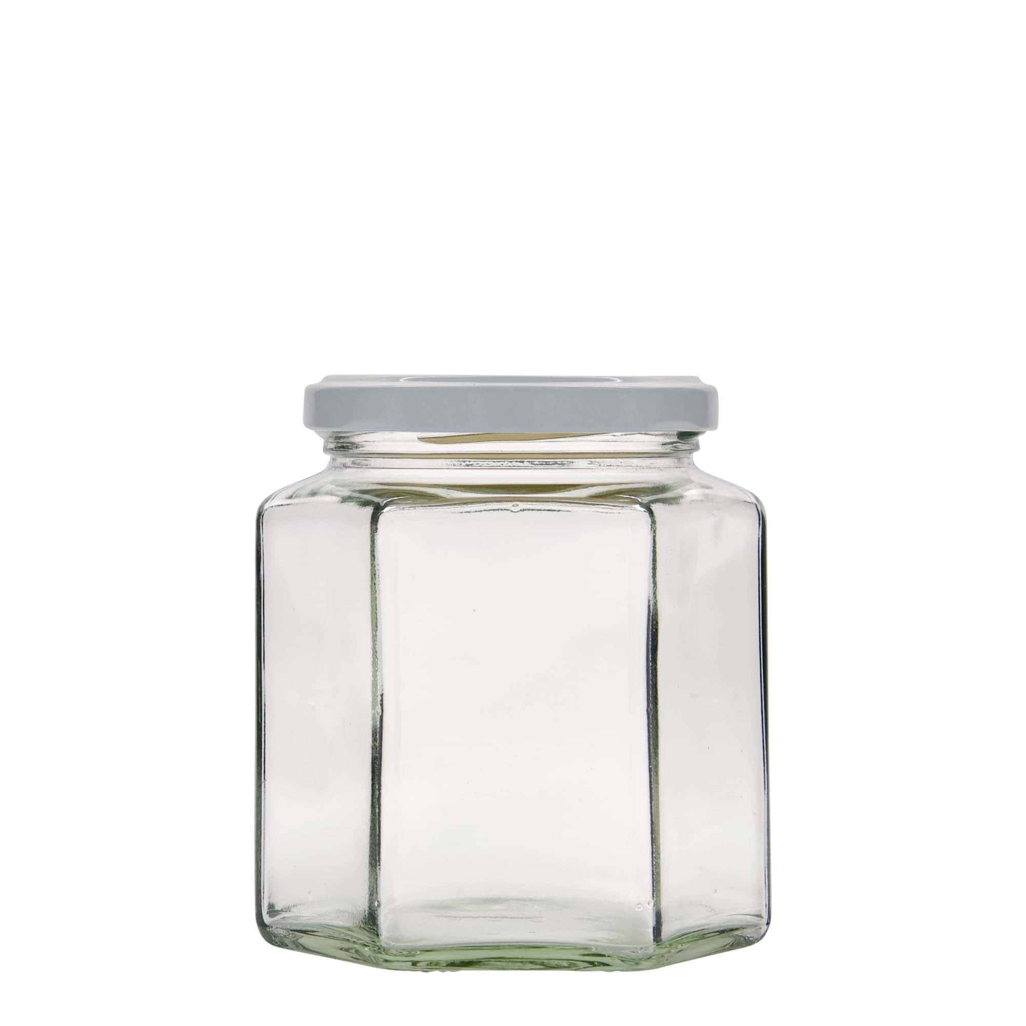 390 ml hatszögletű üveg, nyílás: Twist-Off (TO 70)