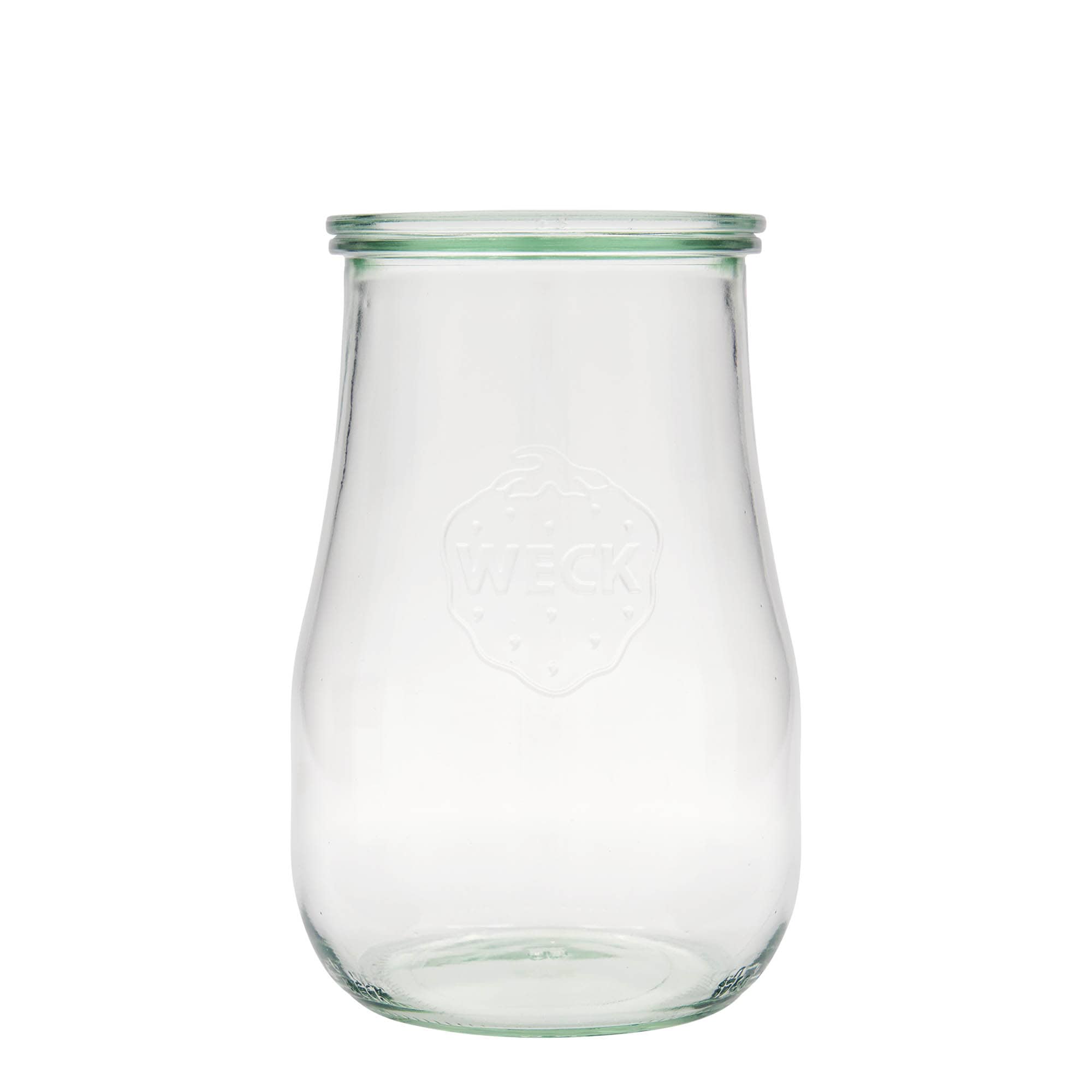 1750 ml-es WECK tulipán alakú üveg, szájnyílás: Kerek perem 1750 ml-es WECK tulipán alakú üveg, szájnyílás: Kerek perem