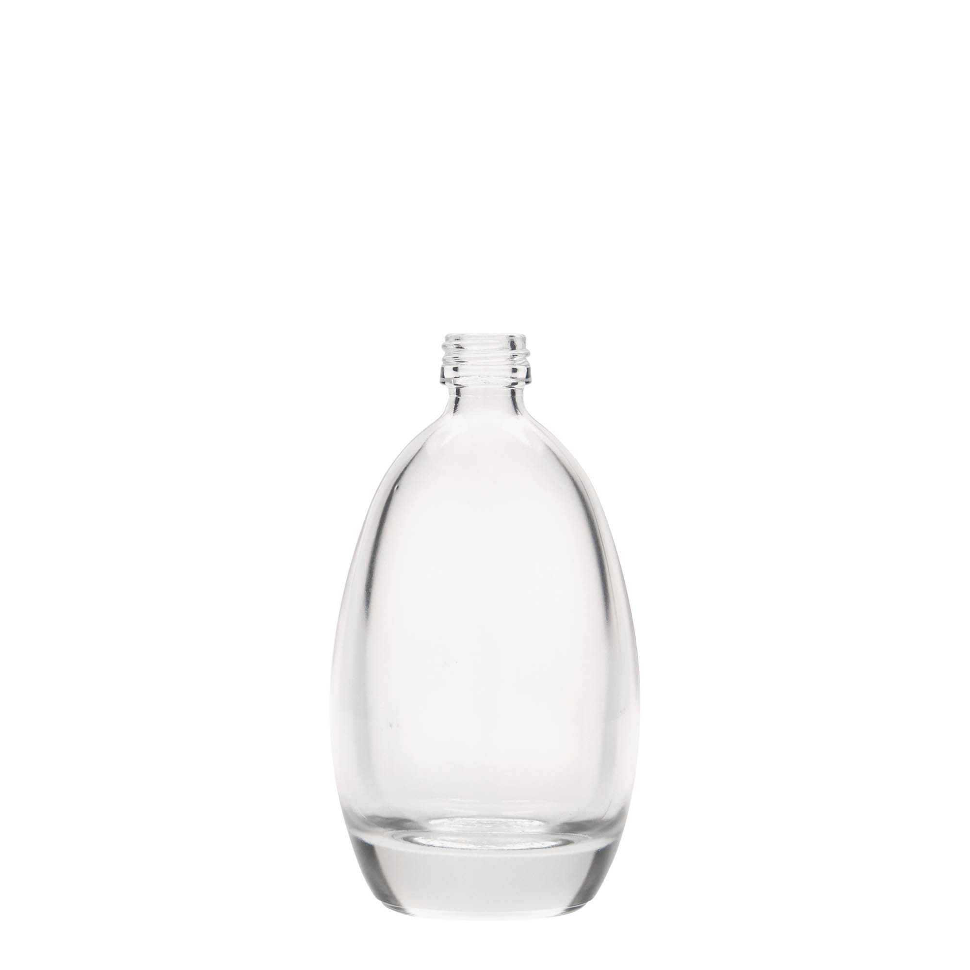 100 ml üvegpalack 'Tojás', nyak: PP 18