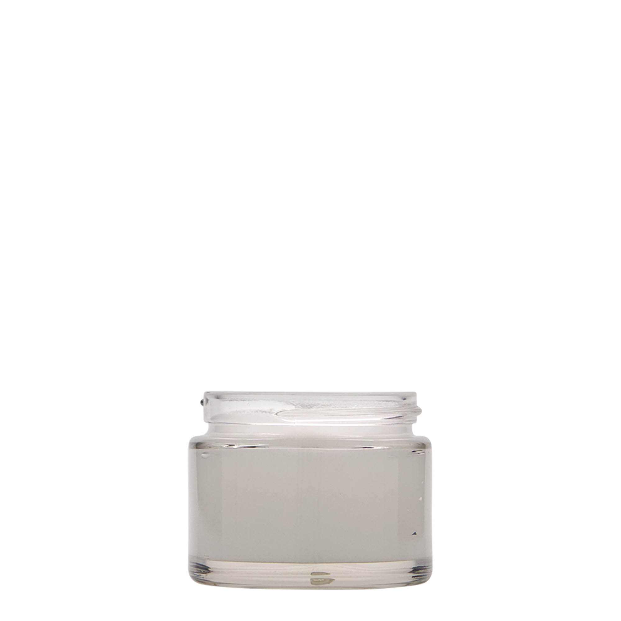 50 ml tégely 'Beauty', üveg, nyílás: csavarzár
