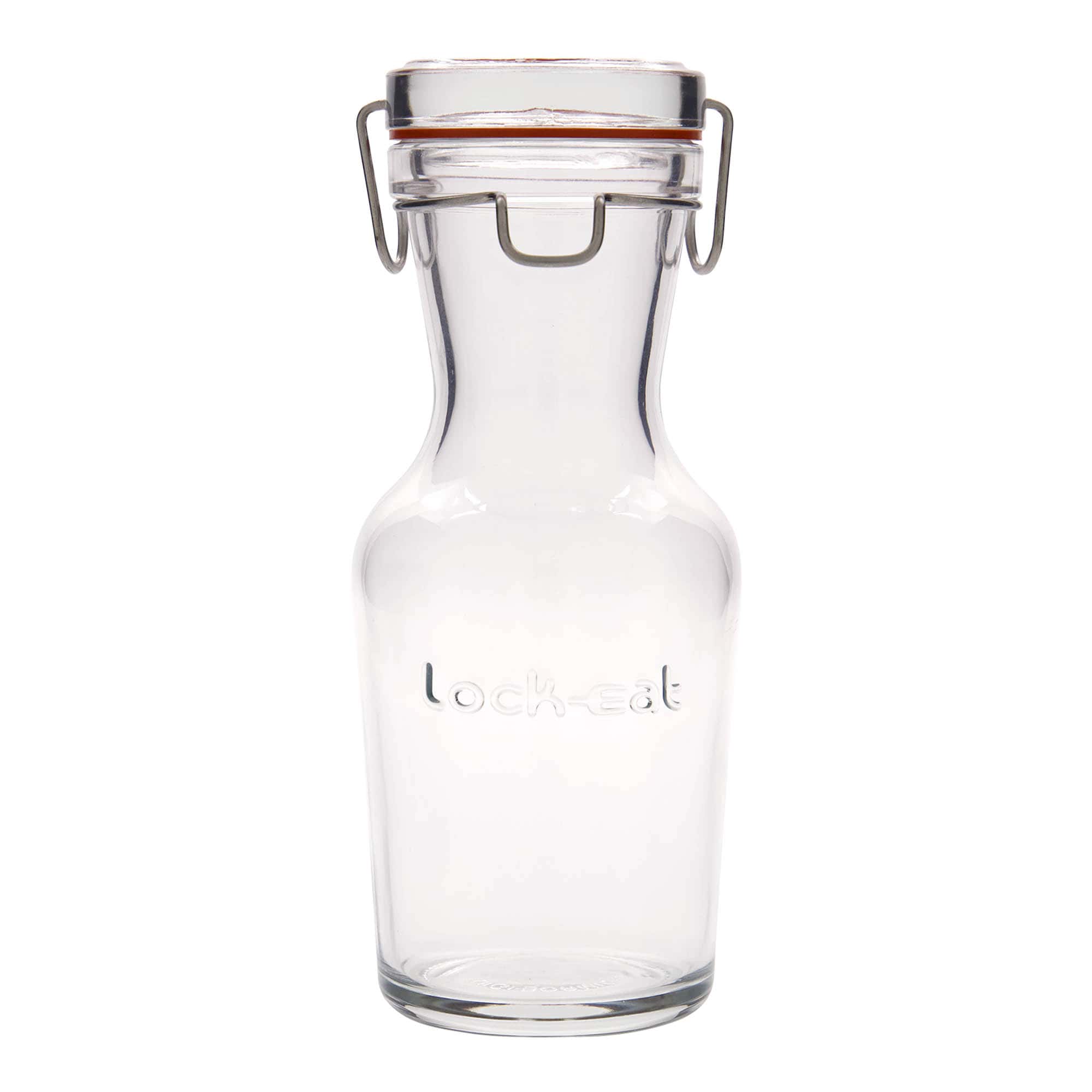 500 ml-es üvegkancsó 'Lock-Eat', szájnyílás: fémcsatos zár