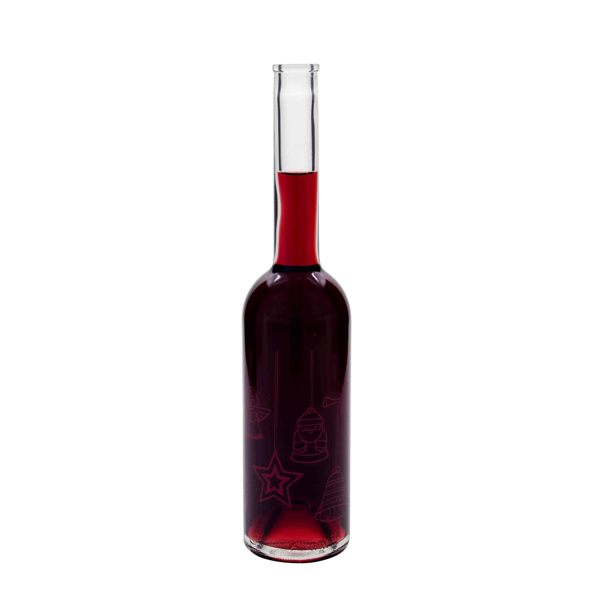 500 ml üvegpalack 'Opera', motívum: csillagok, nyílás: parafa