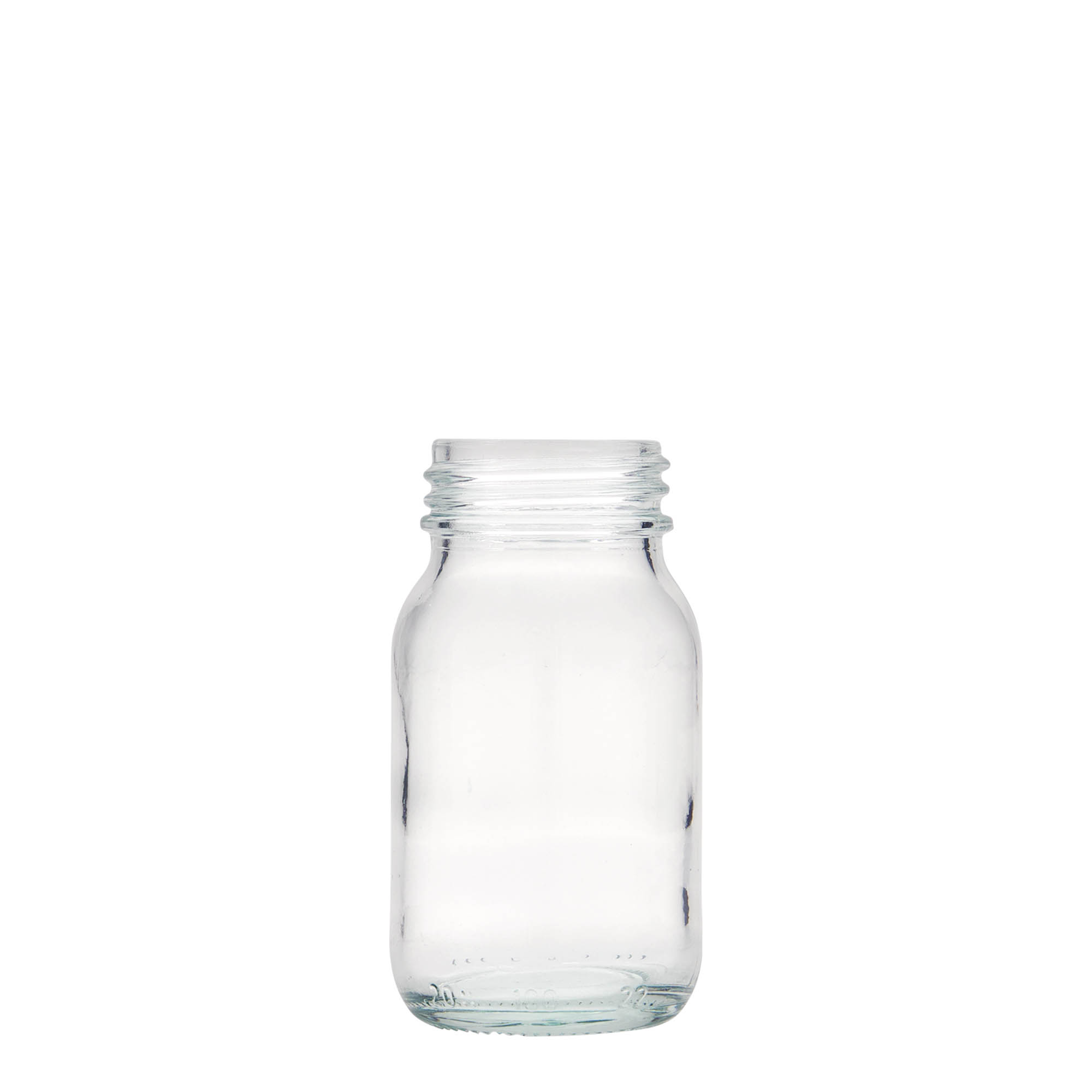 100 ml széles nyakú üveg, nyílás: DIN 40 100 ml széles nyakú üveg, nyílás: DIN 40