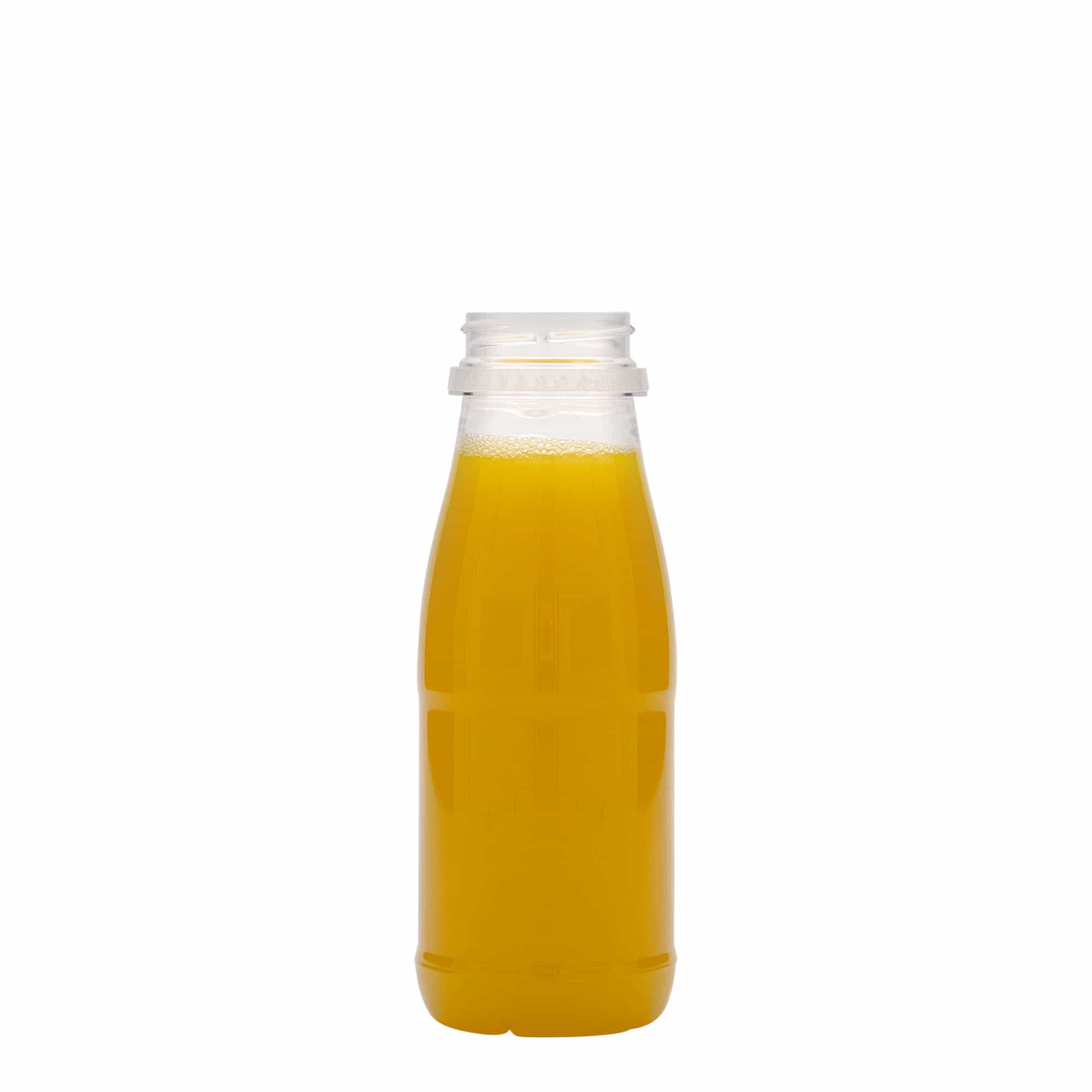 250 ml-es PET-palack 'Milk and Juice', műanyag, szájnyílás: 38 mm