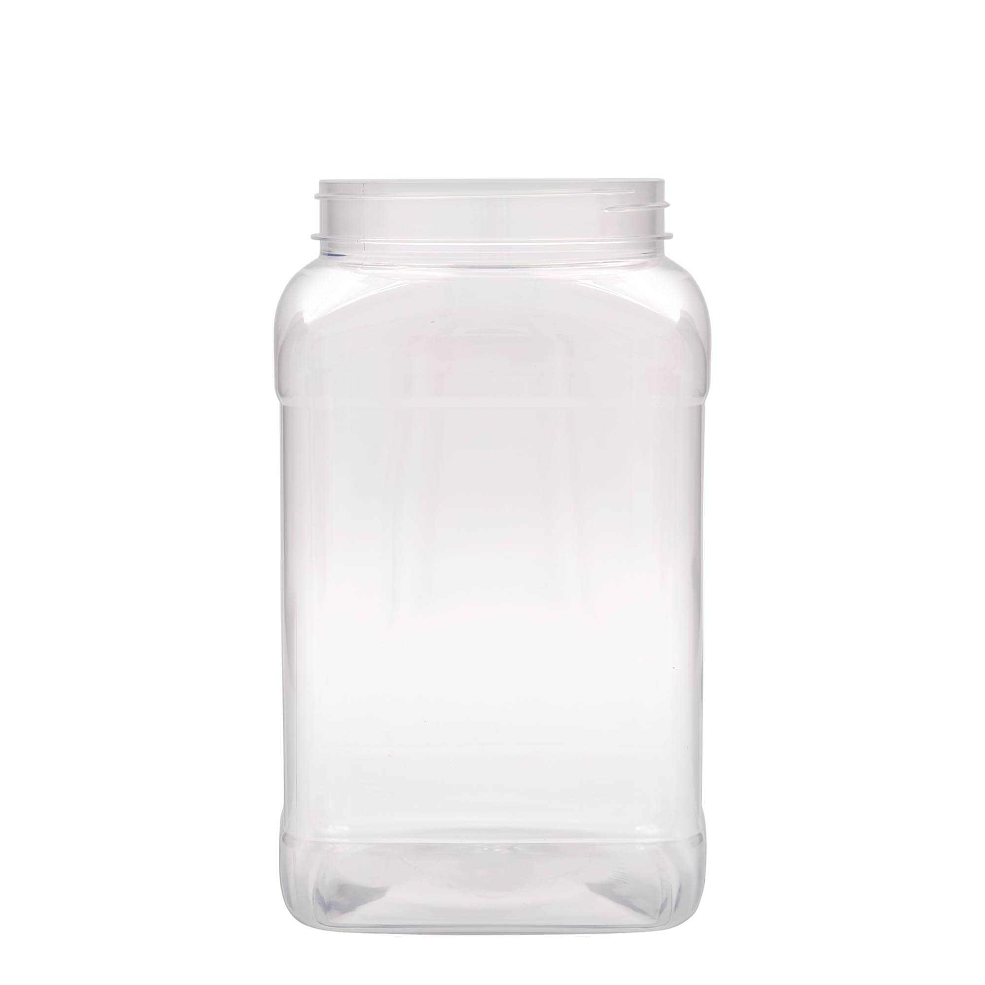 3.000 ml PET-doboz 'Dana', négyzet alakú, műanyag, nyílás: 110/400