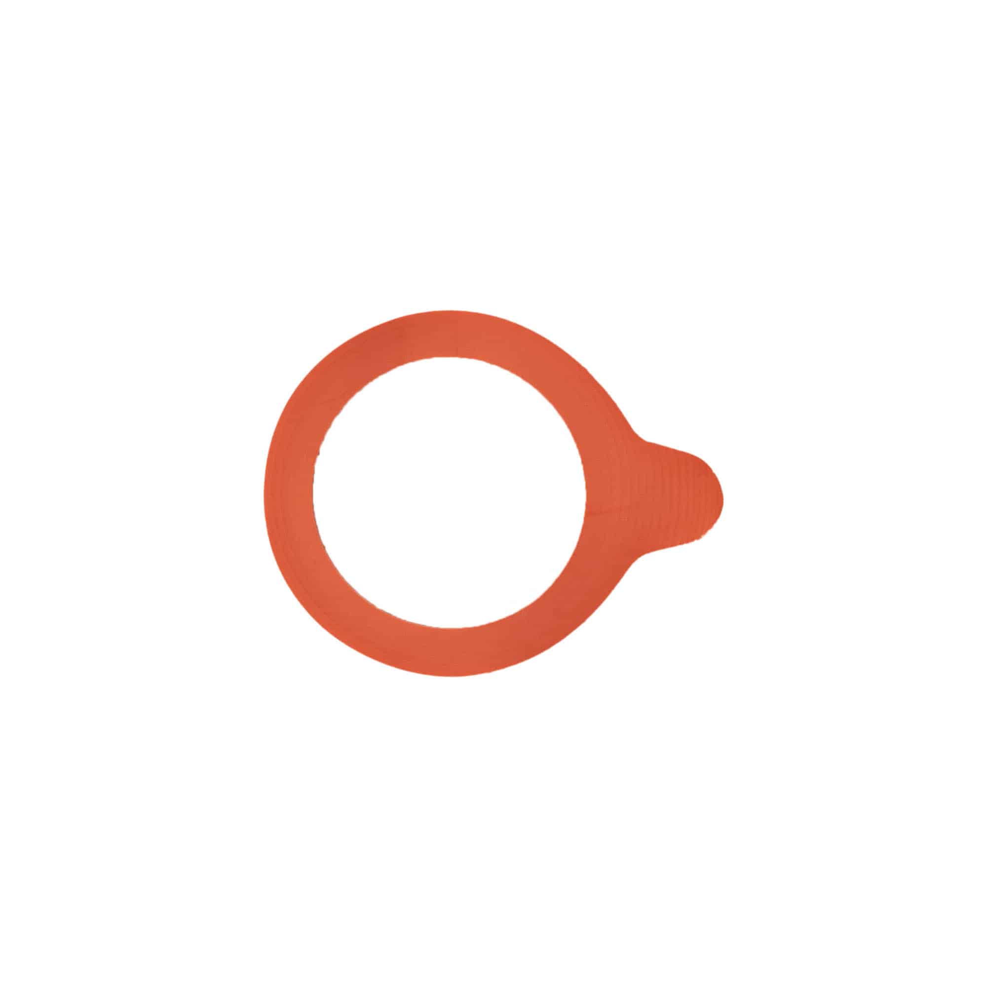 WECK befőzőgyűrű RR40, piros, nyílás: kerek perem