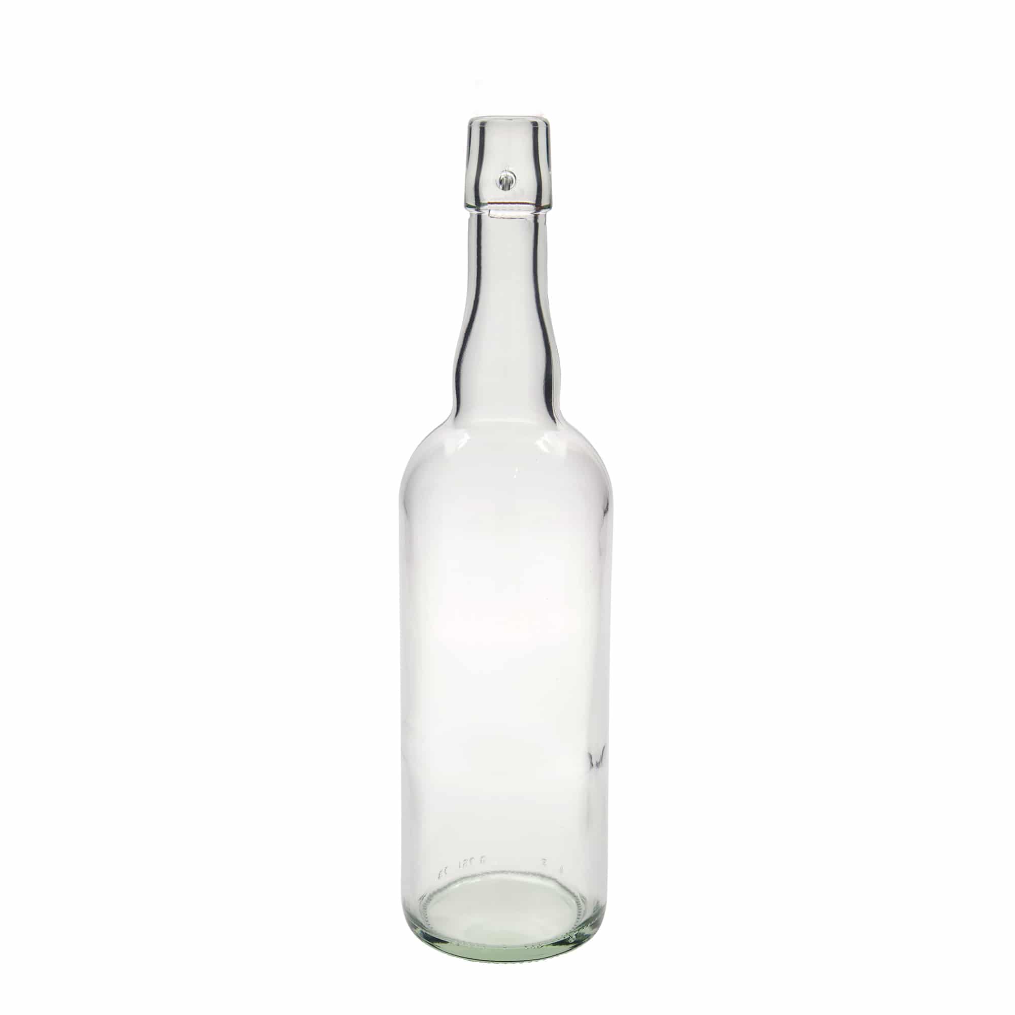 750 ml sörösüveg Belgiumból, üveg, nyak: patentzár