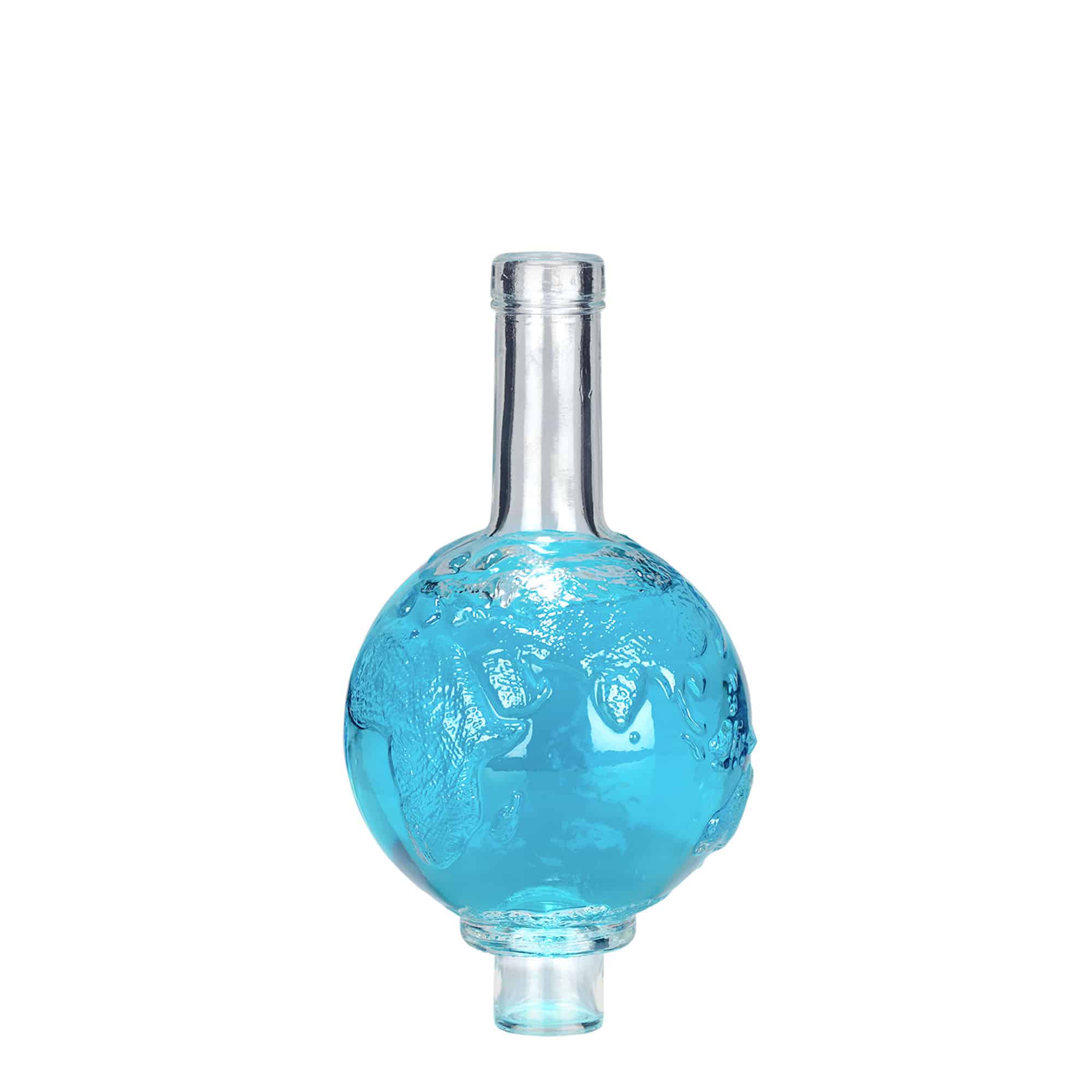 500 ml üvegpalack 'Globus', nyílás: parafa