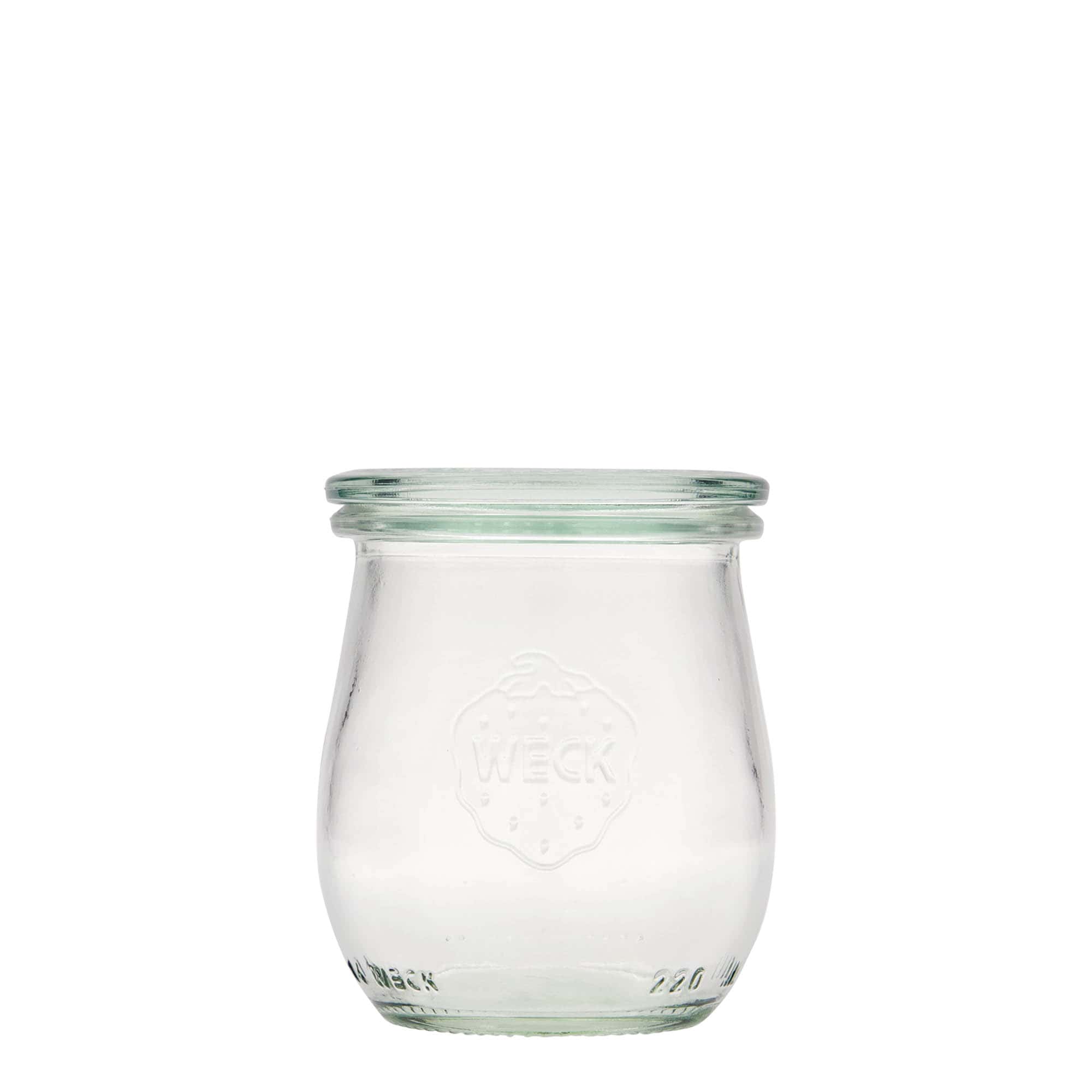 220 ml WECK-tulipánüveg, nyílás: kerek perem