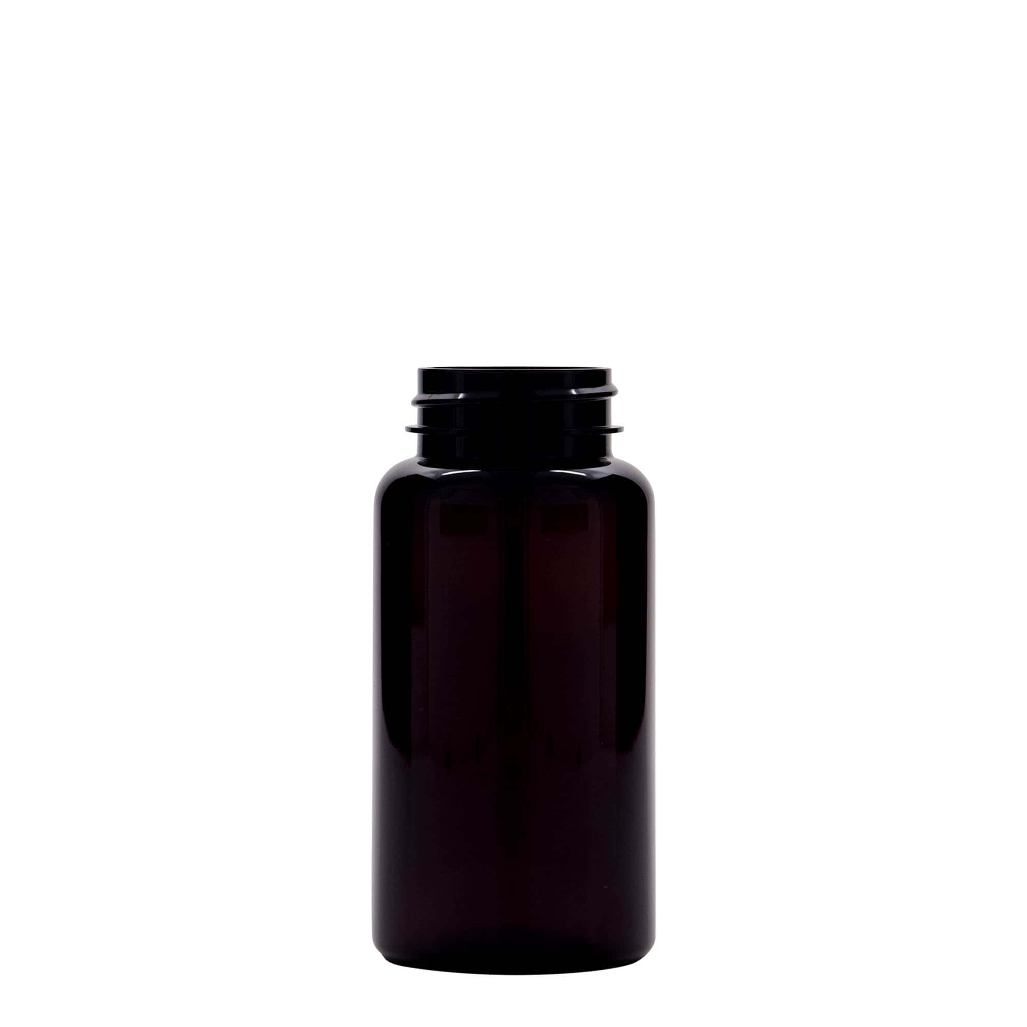 150 ml-es PET-flakon, műanyag, barna, szájnyílás: GPI 38/400 150 ml-es PET-flakon, műanyag, barna, szájnyílás: GPI 38/400