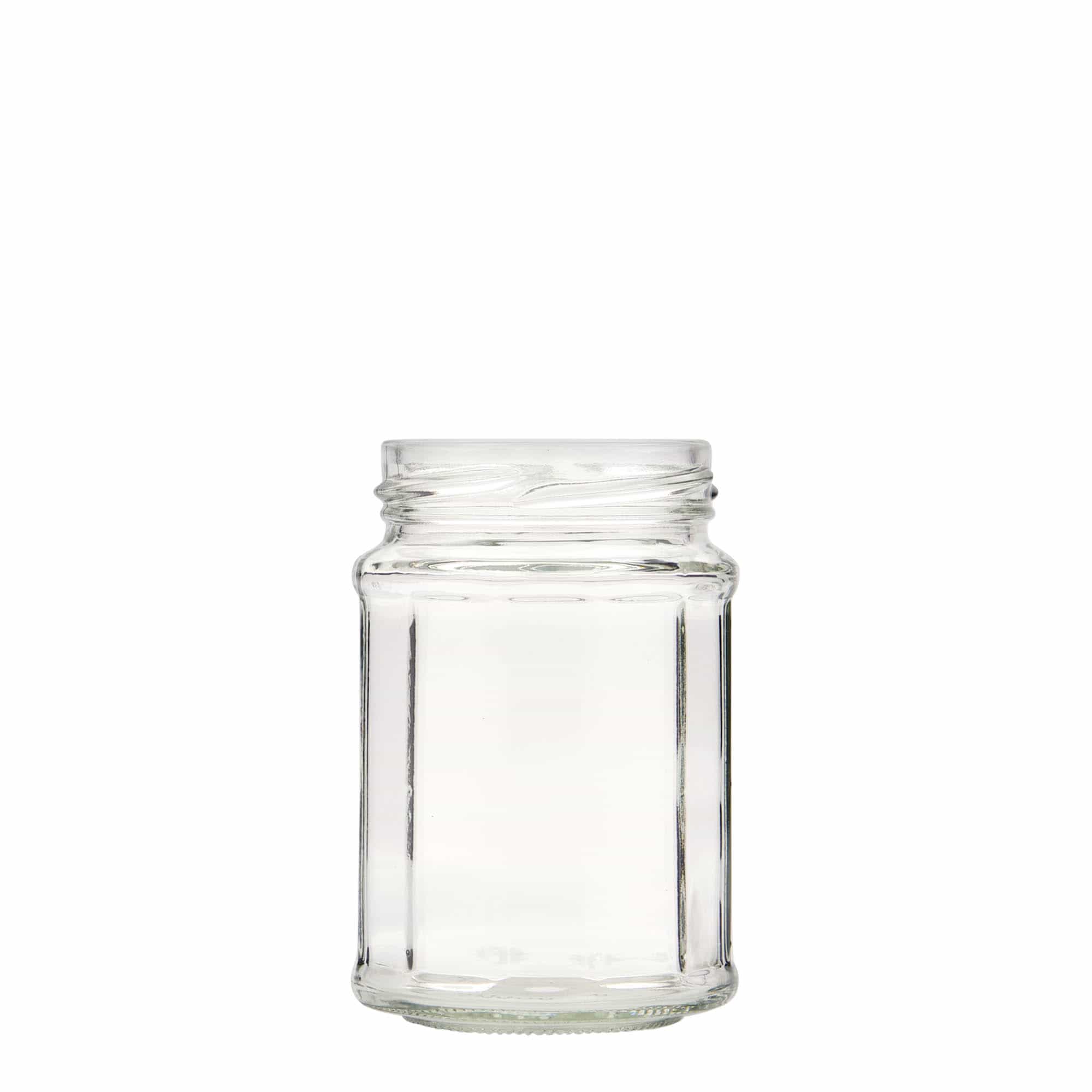 192 ml hatszögletű üveg, tizenkétszögű, nyílás: Twist-Off (TO 58)