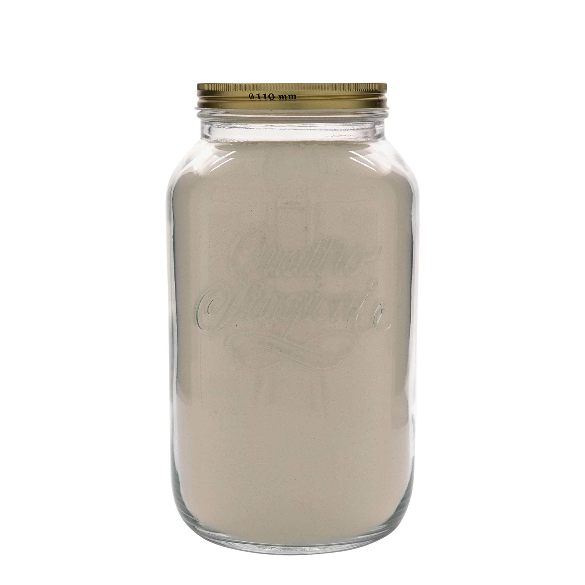 3800 ml-es üveg 'Quattro Stagioni', szájnyílás: csavaros kupak