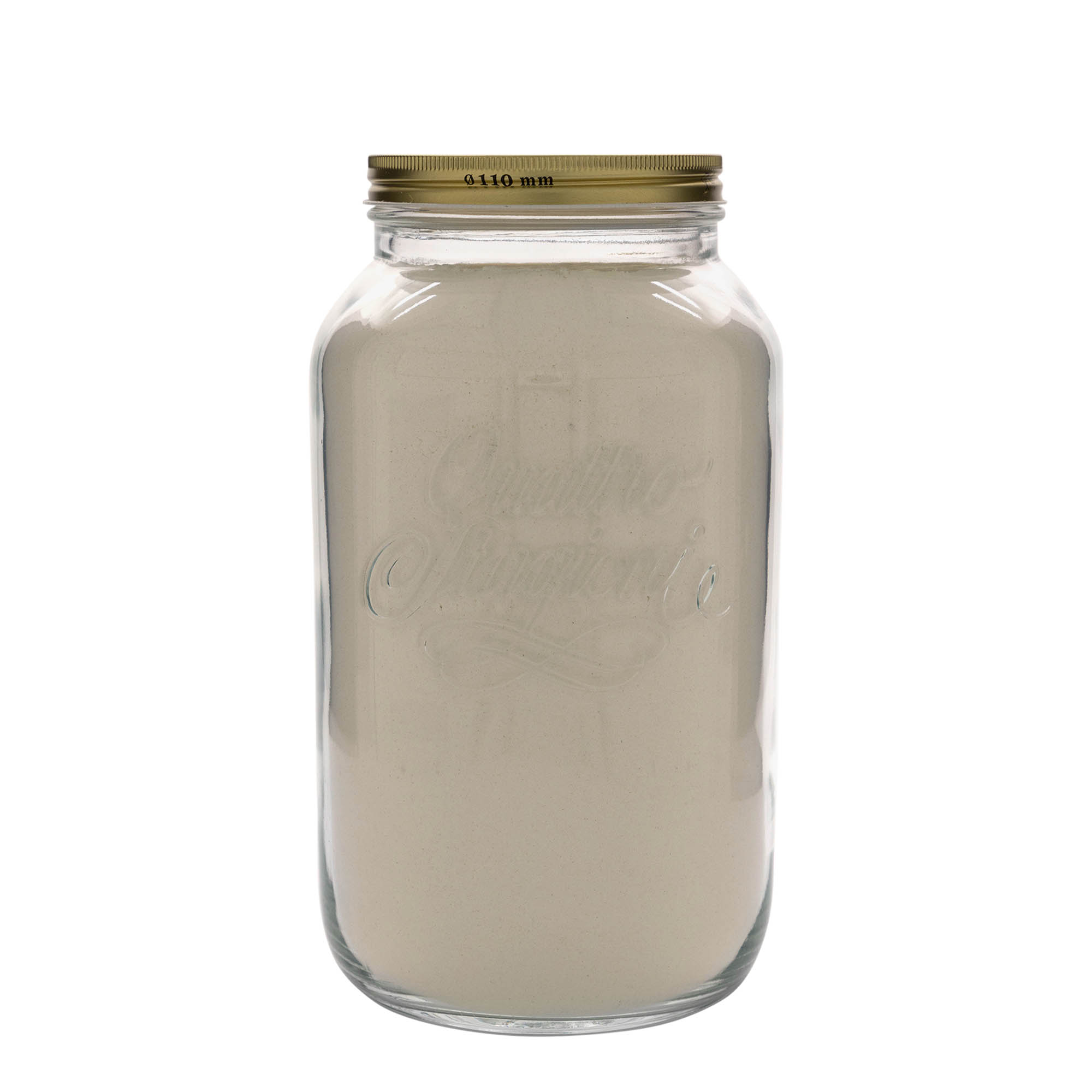 3.800 ml üveg 'Quattro Stagioni', nyílás: csavarzár