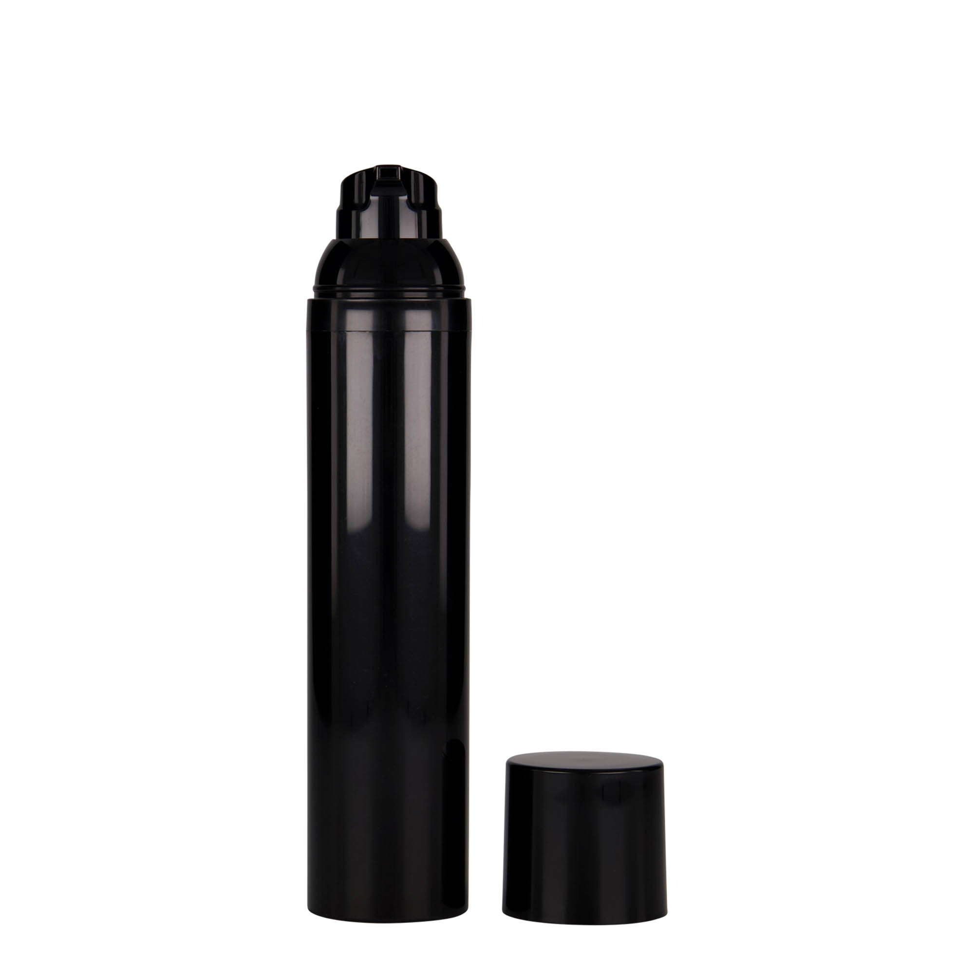 100 ml Airless adagoló 'Mezzo', PP-műanyag, fekete 100 ml Airless adagoló 'Mezzo', PP-műanyag, fekete