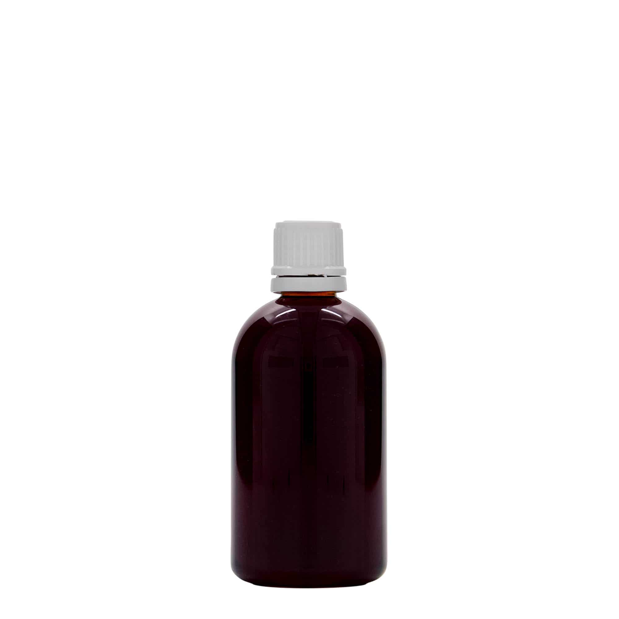 100 ml-es PET-patikai üveg 'Easy Living', műanyag, szájnyílás: DIN 18