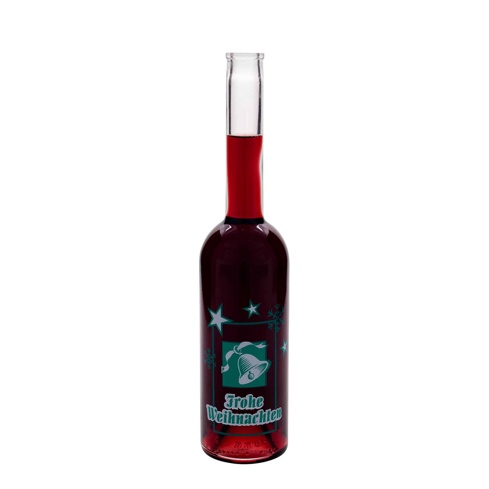 500 ml üvegpalack 'Opera', motívum: Boldog Karácsonyt, nyílás: parafa