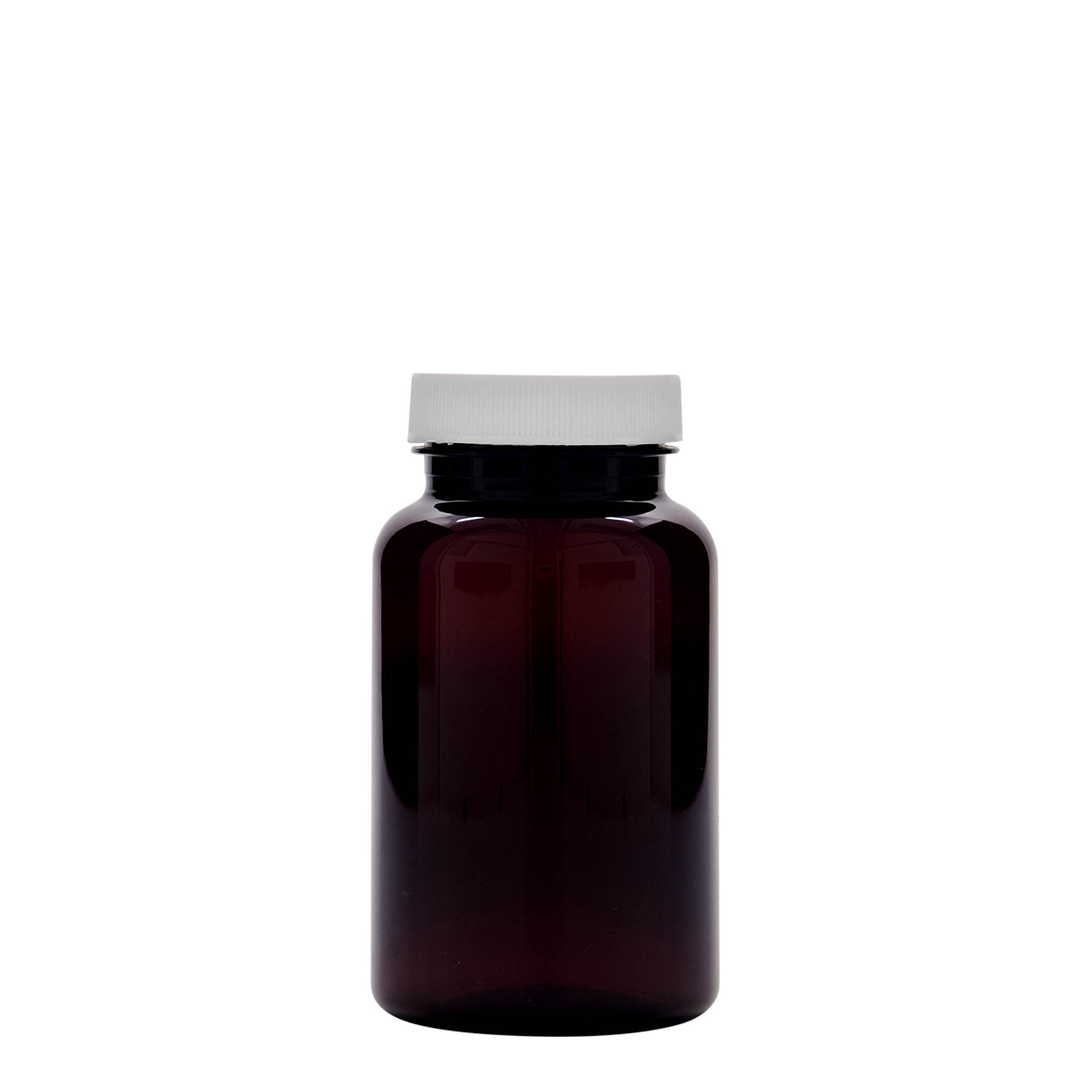 200 ml PET-palack, műanyag, barna, nyakméret: 45/400