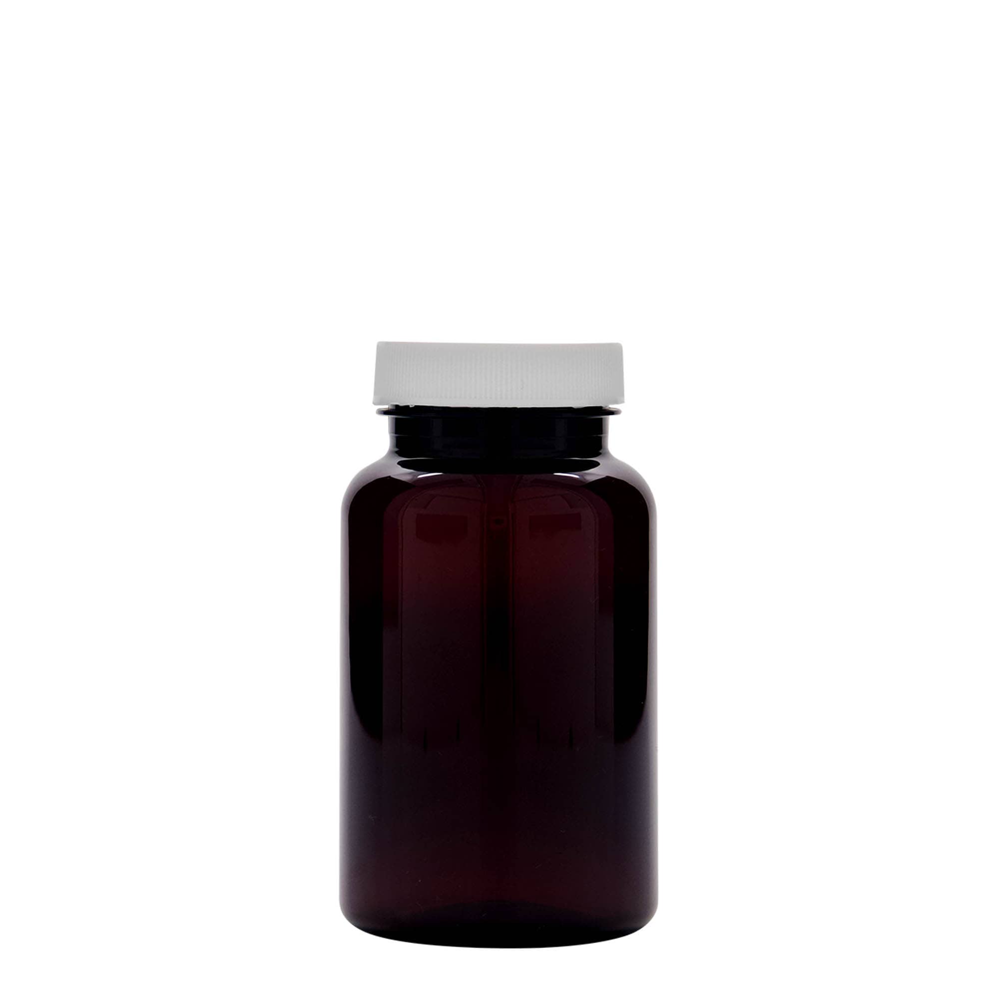 200 ml PET-palack, műanyag, barna, nyakméret: 45/400