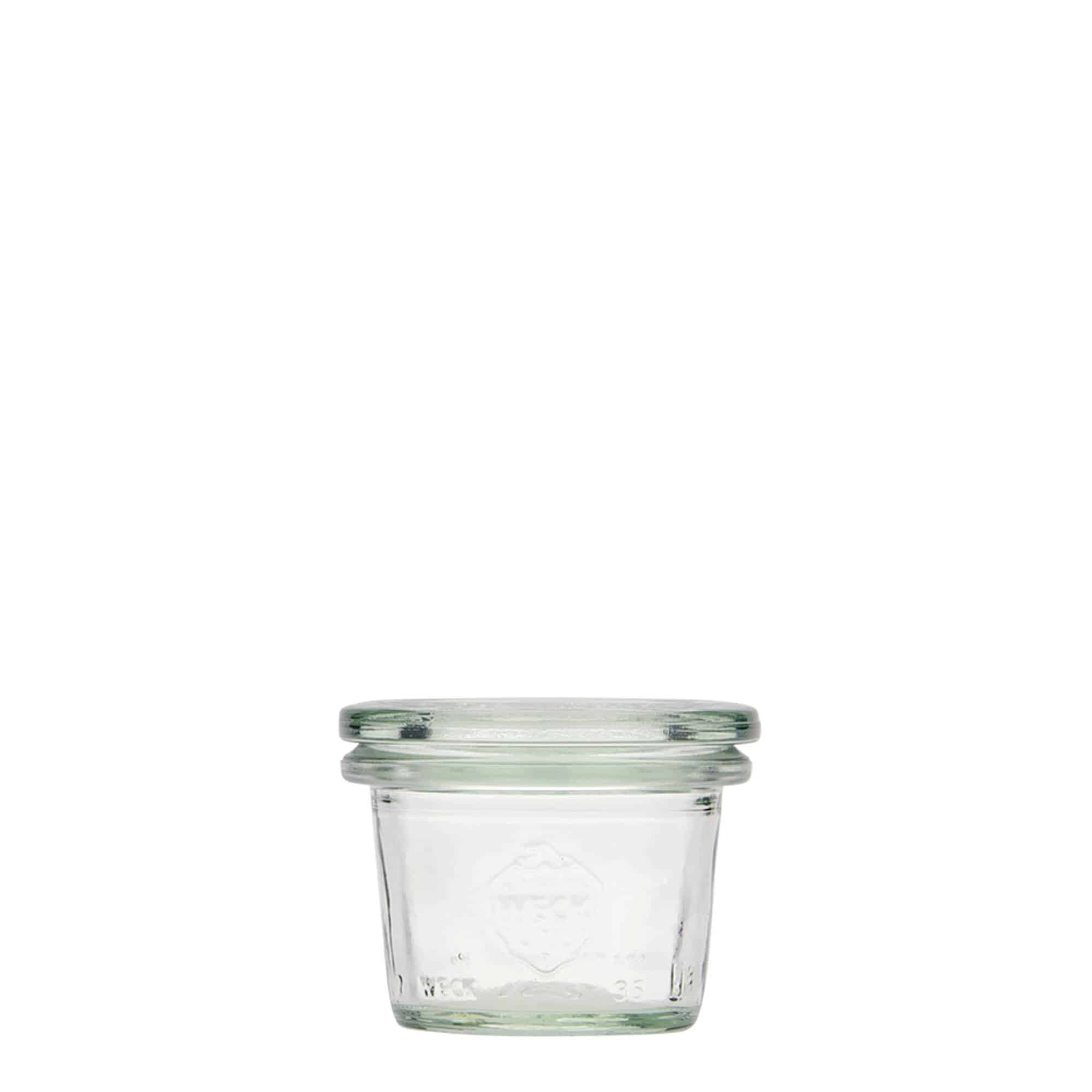 35 ml WECK-üveg, száj: kerek perem