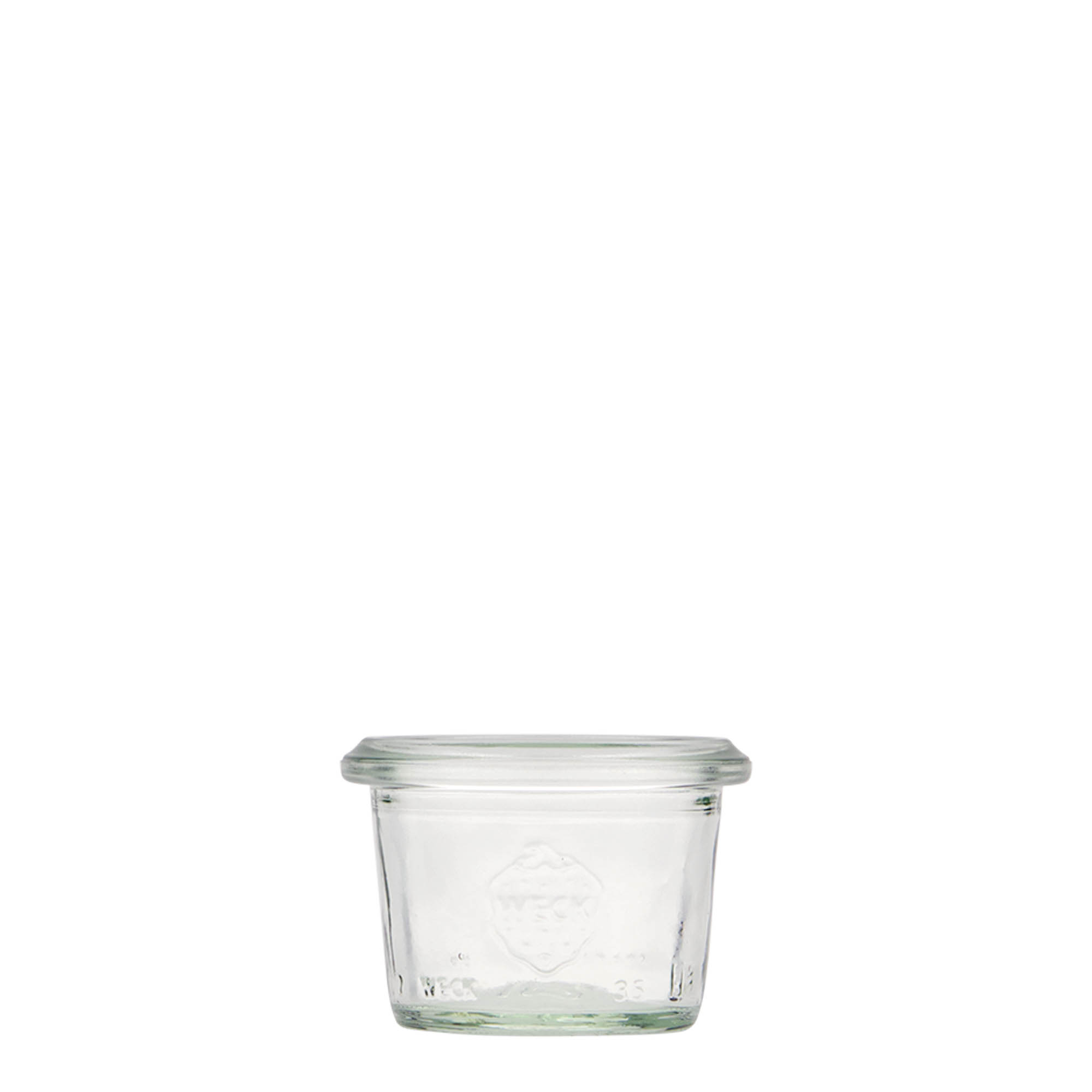 35 ml WECK-üveg, száj: kerek perem