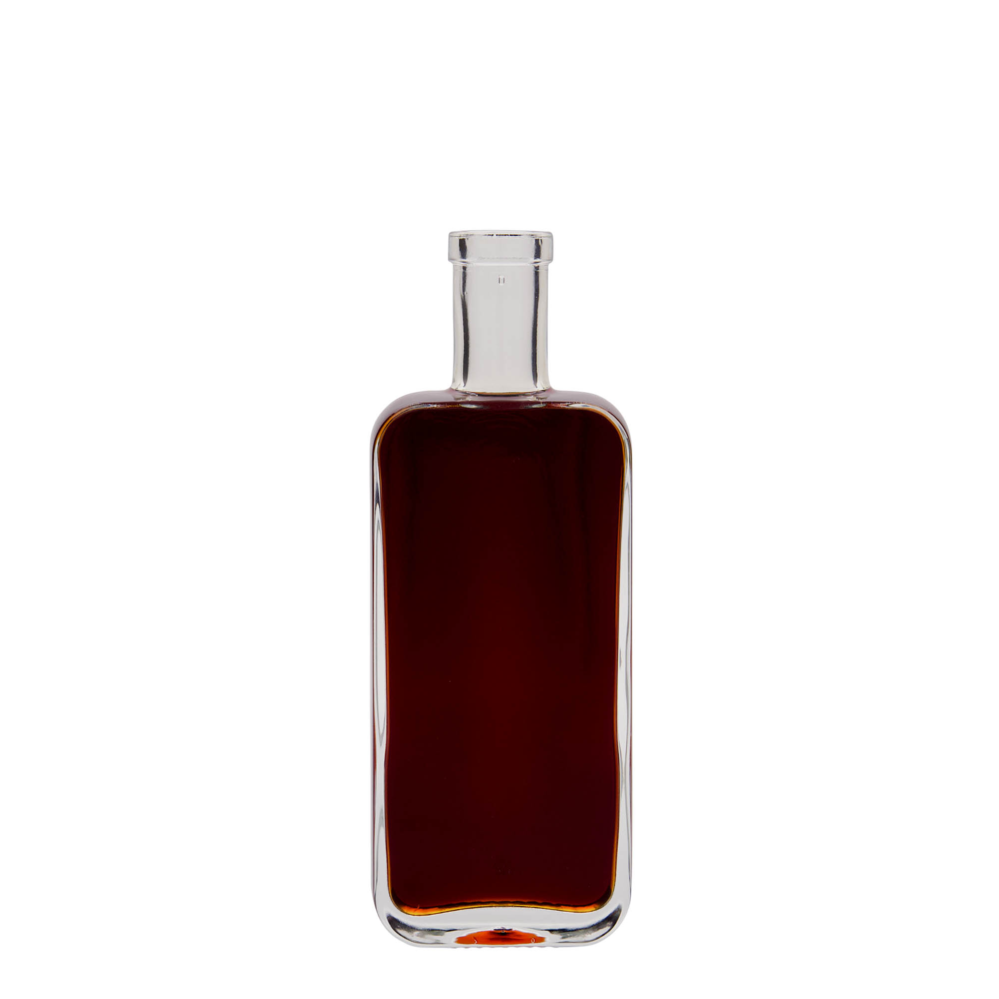 200 ml üvegpalack 'Nice', téglalap alakú, nyílás: parafa
