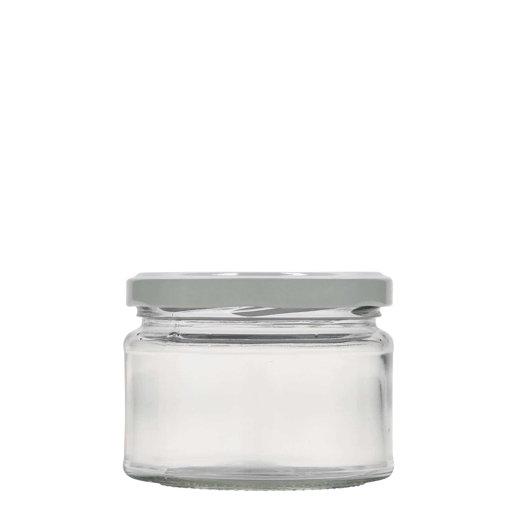 280 ml-es lapos kerek üveg, szájnyílás: Twist-Off (TO 82)