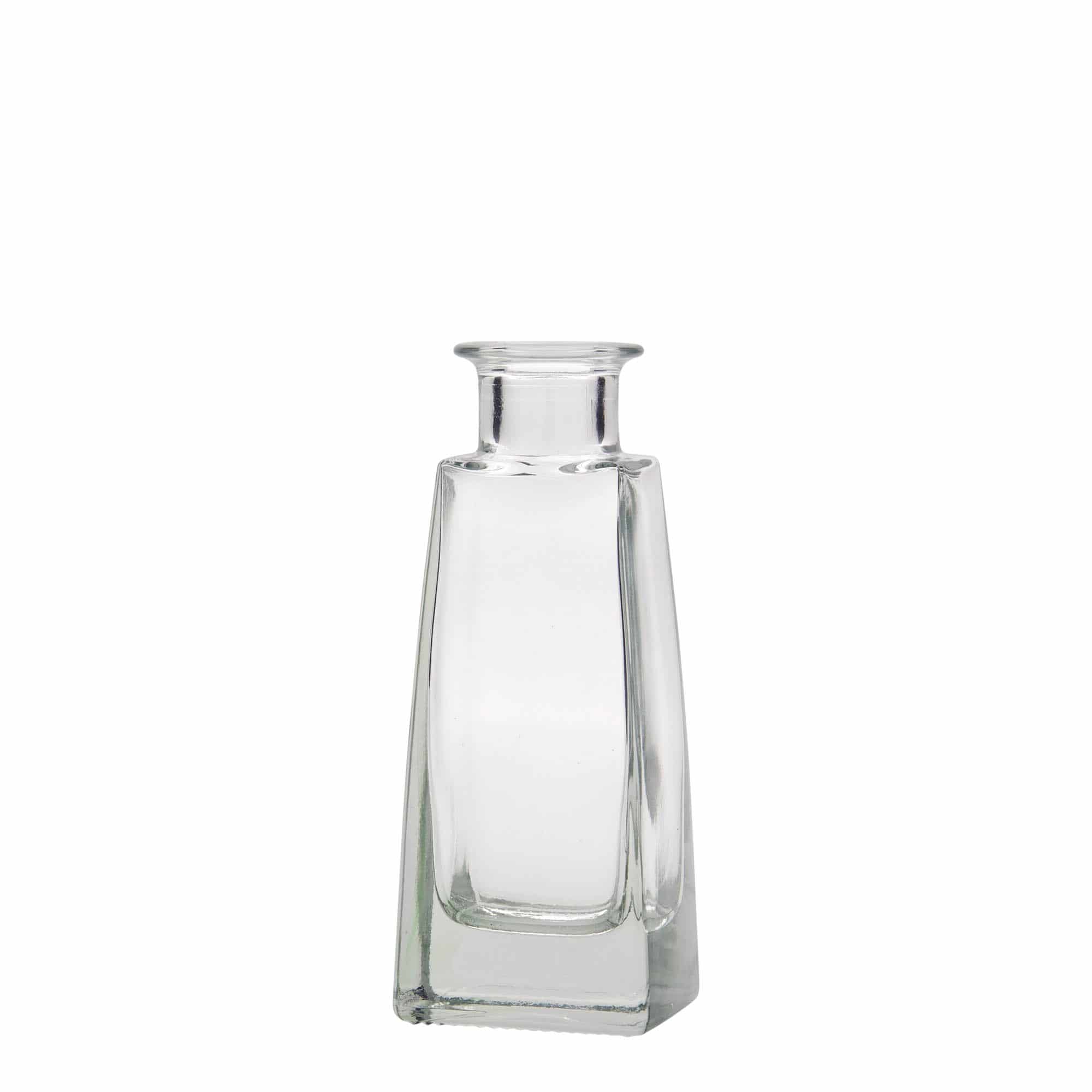 100 ml üvegpalack 'Timmy', téglalap alakú, nyílás: parafa