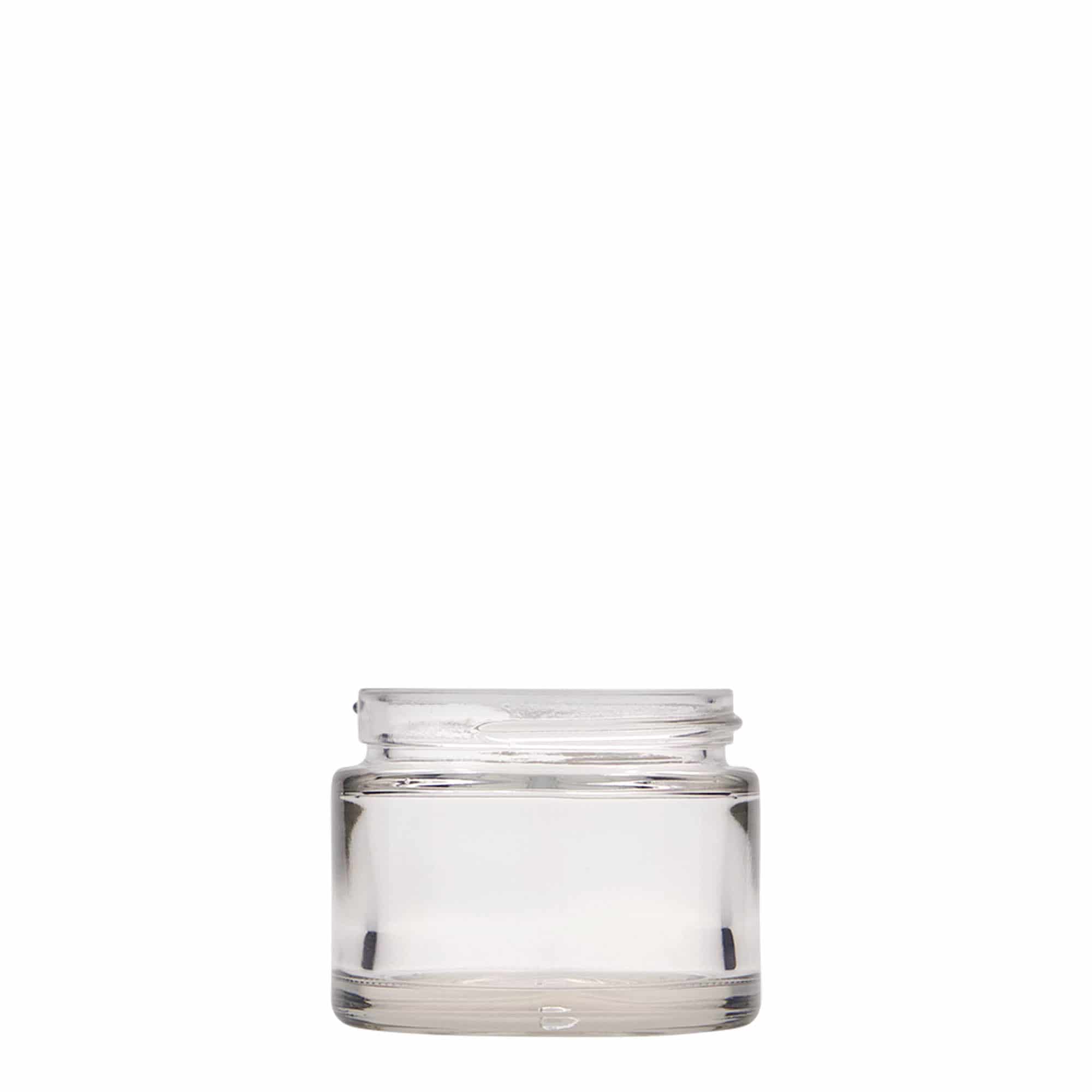 50 ml tégely 'Beauty', üveg, nyílás: csavarzár