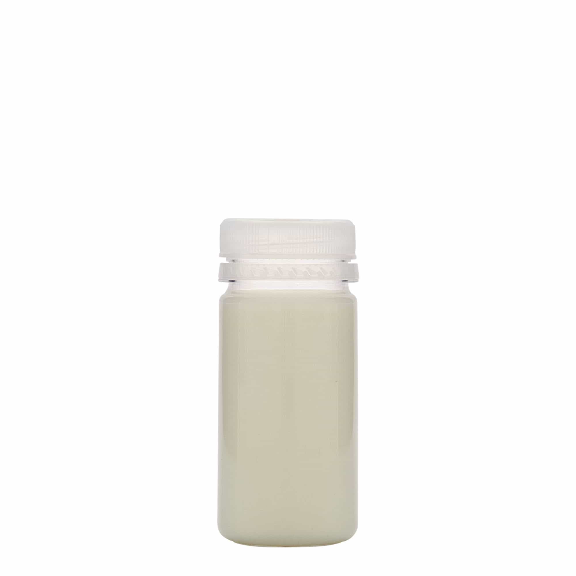 100 ml PET-palack 'Everytime', műanyag, nyakátmérő: 38 mm