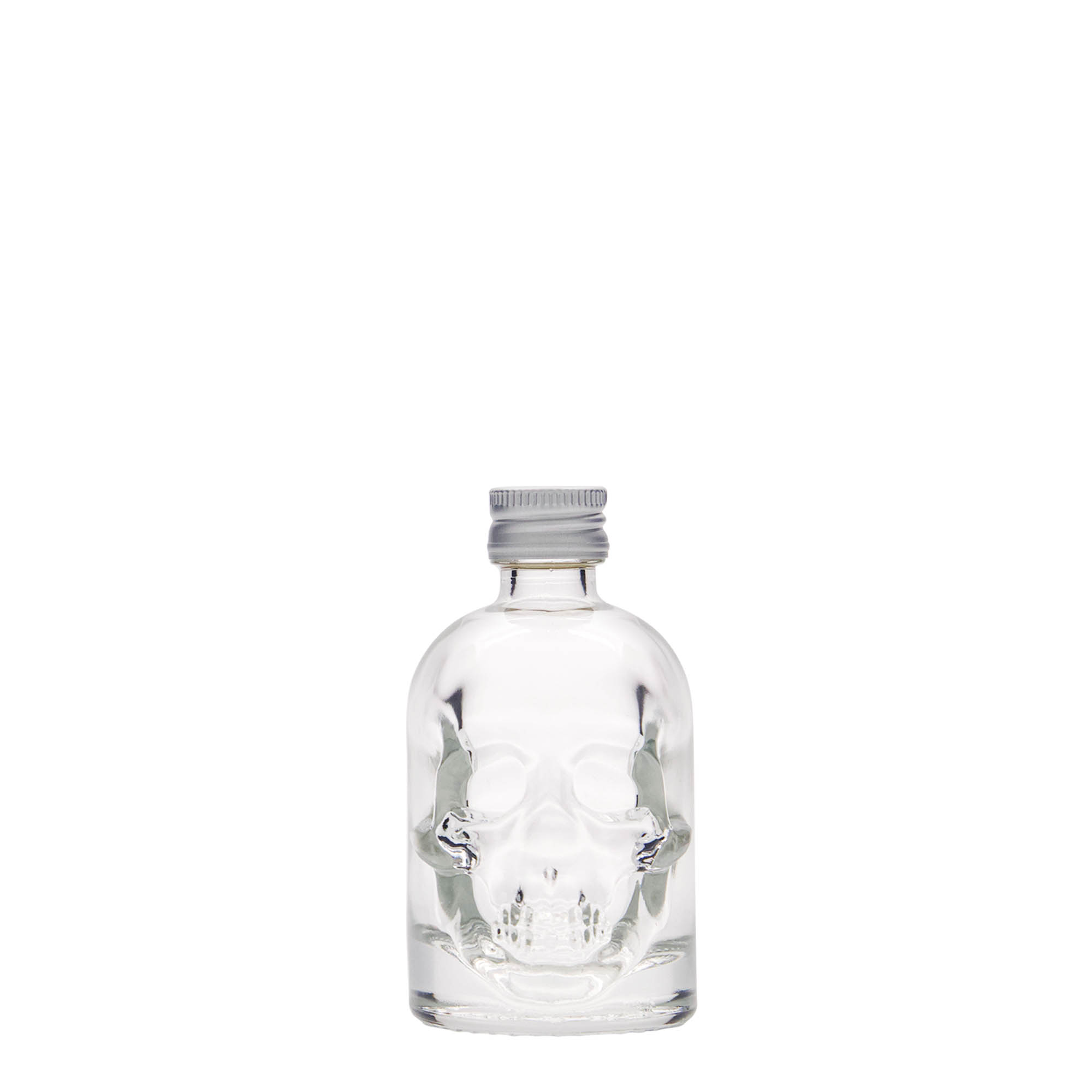 50 ml üvegpalack 'Haláli fej', nyílás: PP 18 50 ml üvegpalack 'Haláli fej', nyílás: PP 18
