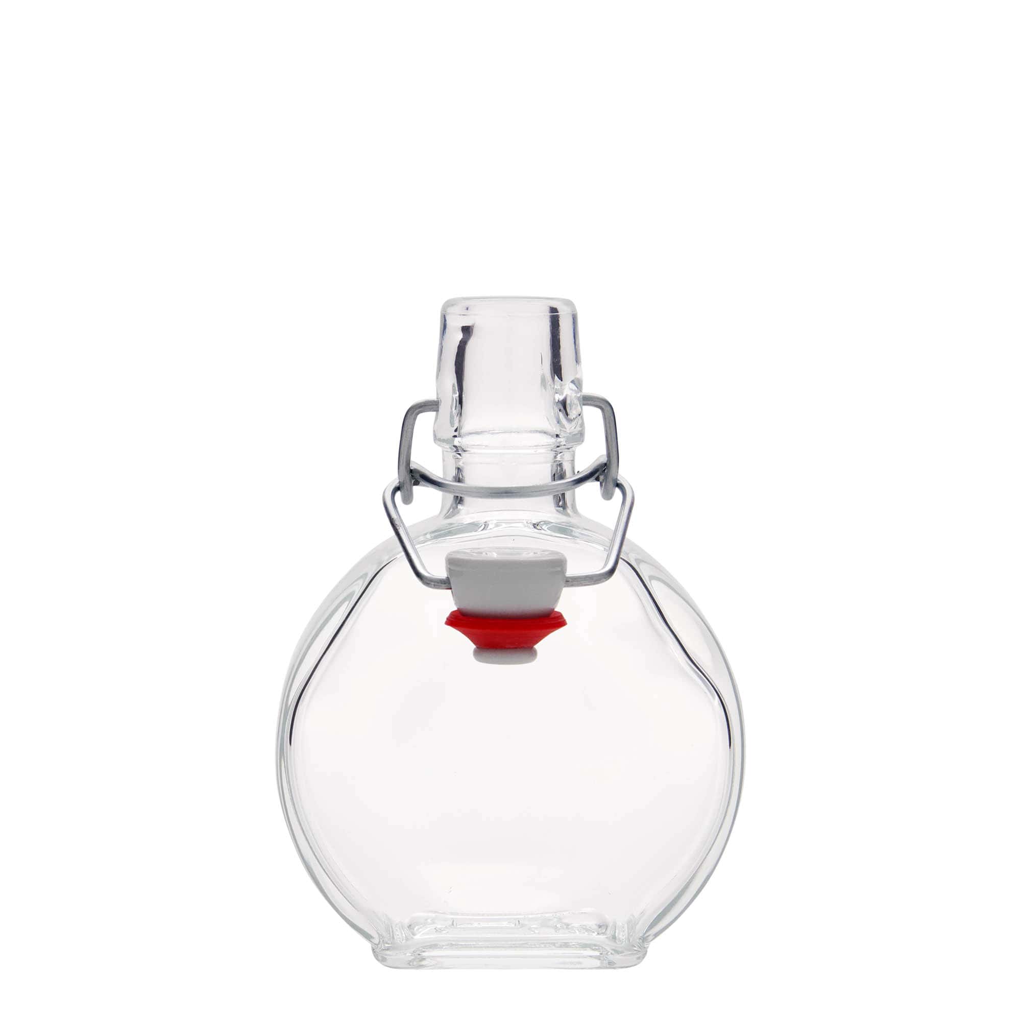 200 ml üvegpalack 'Sensatione', téglalap alakú, nyílás: patentzár
