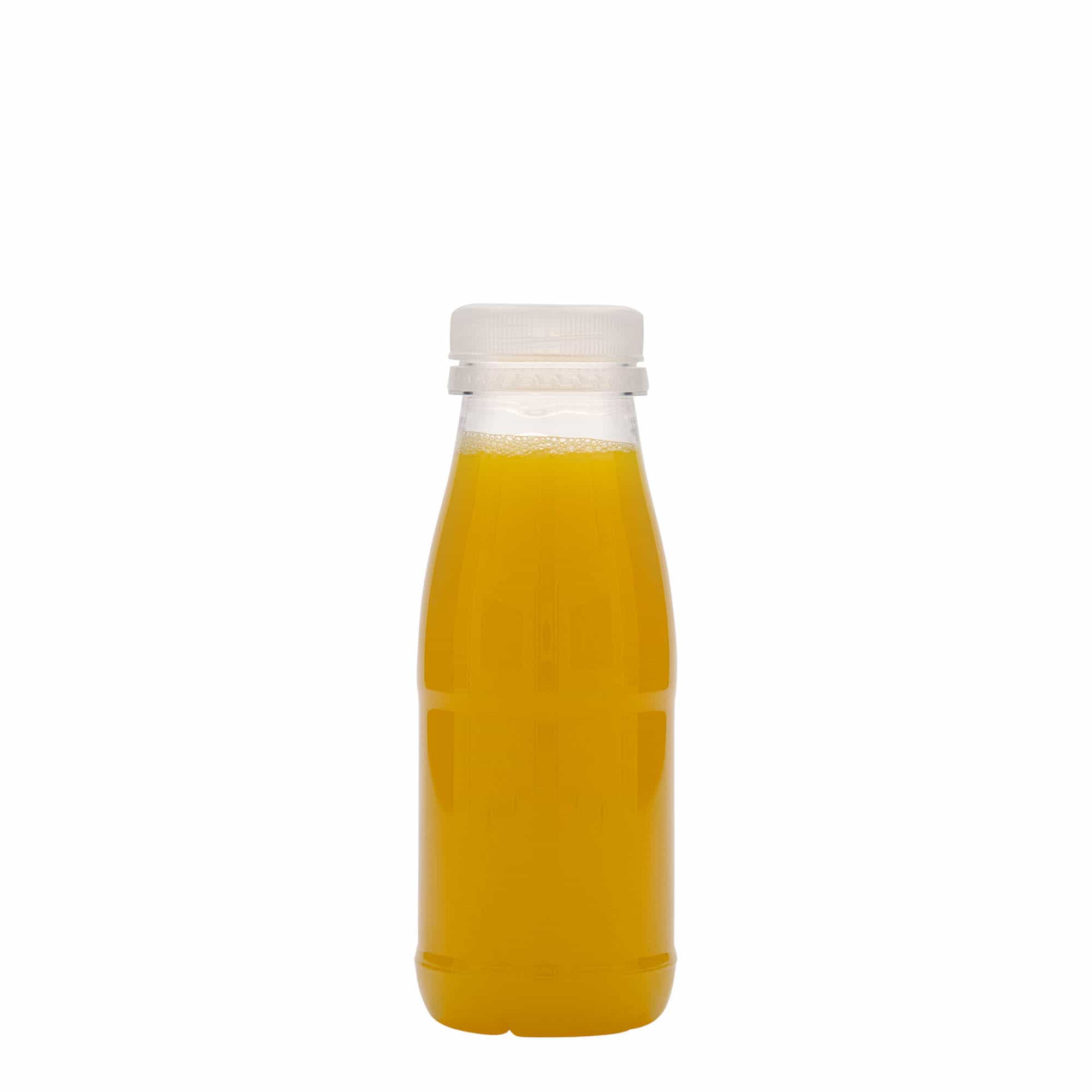 250 ml-es PET-palack 'Milk and Juice', műanyag, szájnyílás: 38 mm