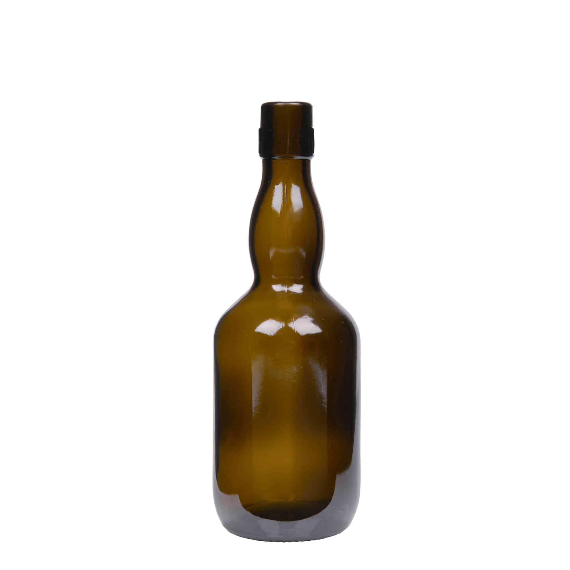 500 ml-es belga sörösüveg, üveg, antikzöld, szájnyílás: csatos zár 500 ml-es belga sörösüveg, üveg, antikzöld, szájnyílás: csatos zár