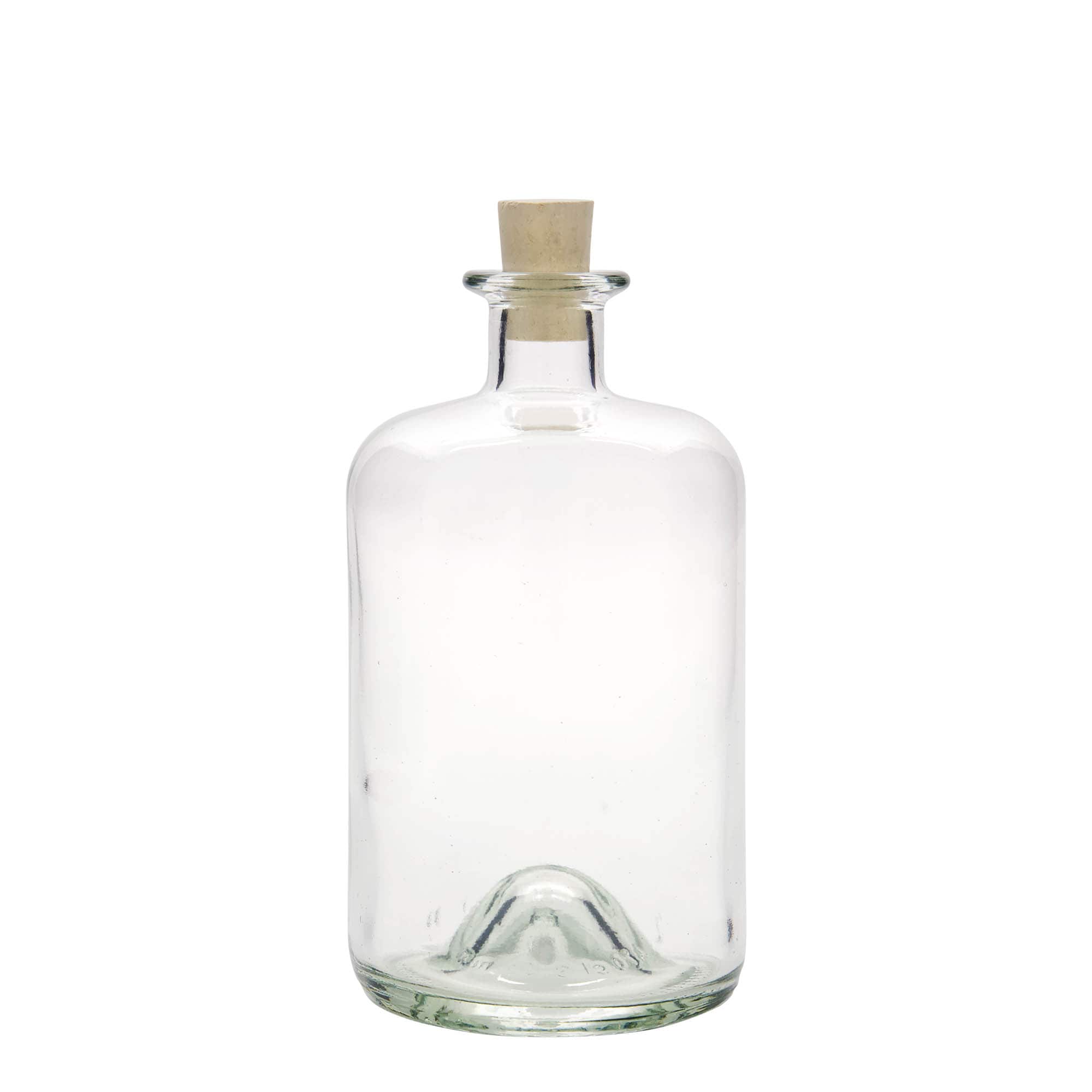 700 ml üvegpalack gyógyszerész, nyílás: parafa