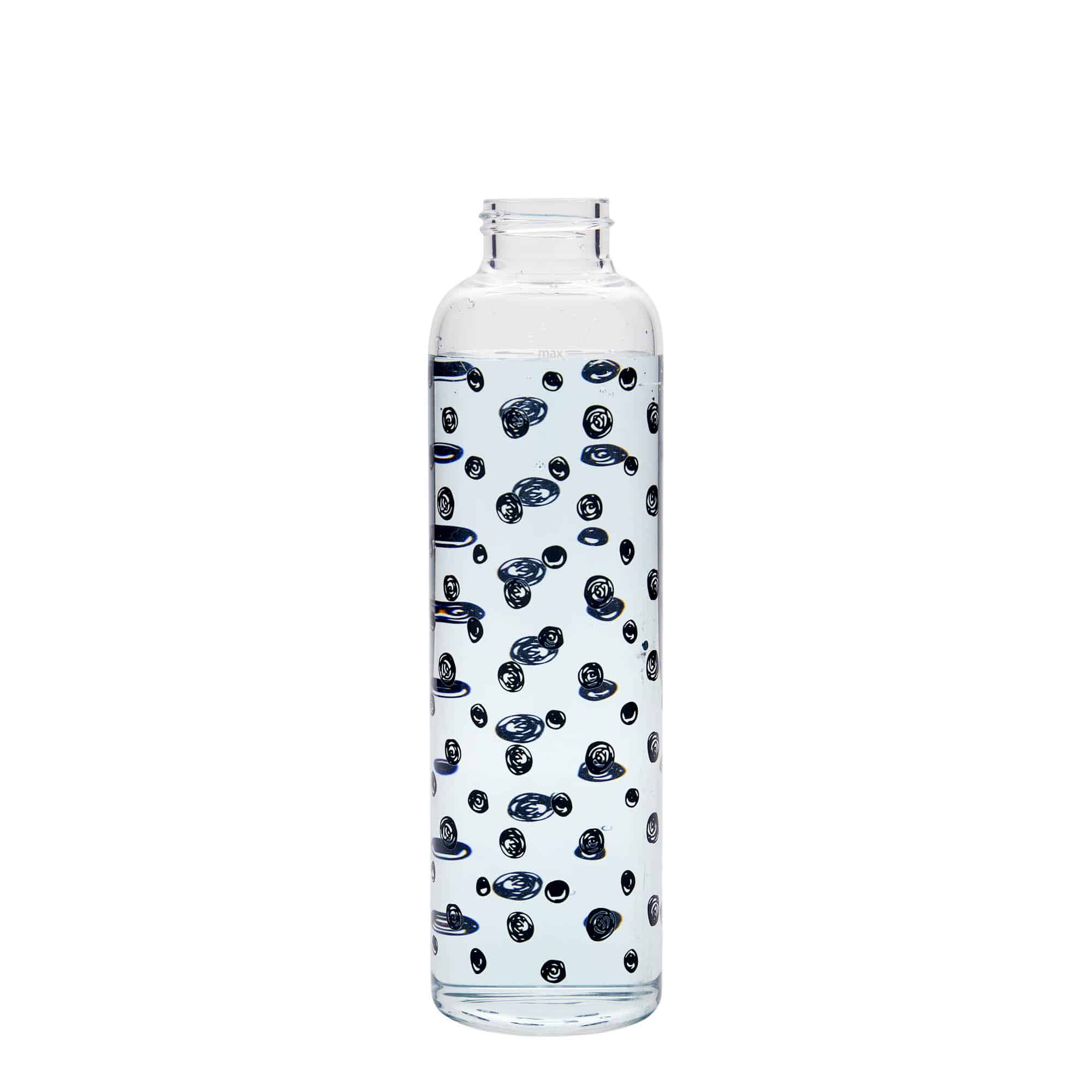 500 ml-es ivópalack, 'Perseus', motívum: Fekete pontok, szájnyílás: csavaros kupak