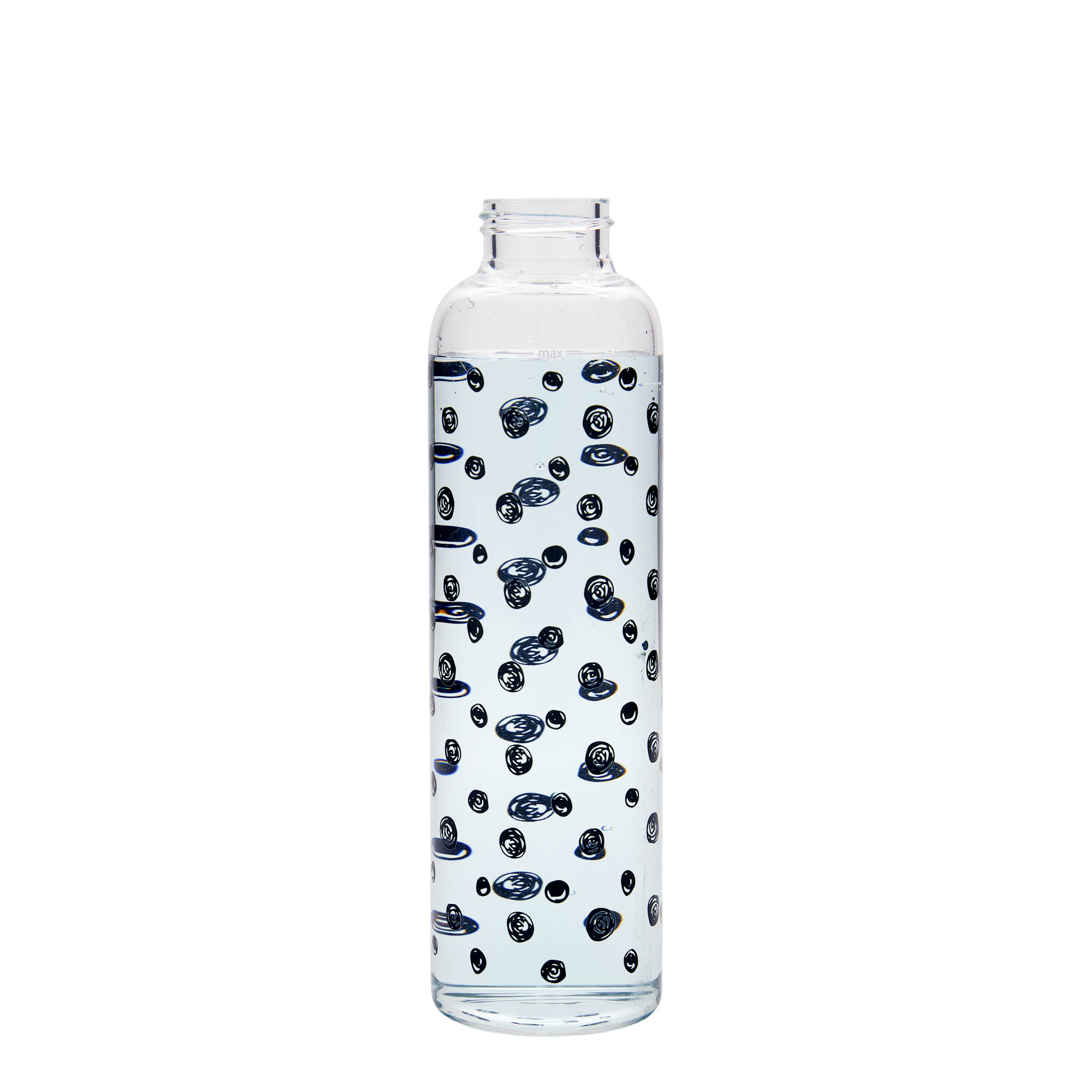 500 ml ivópalack 'Perseus - Fekete pontok', nyílás: csavarzár